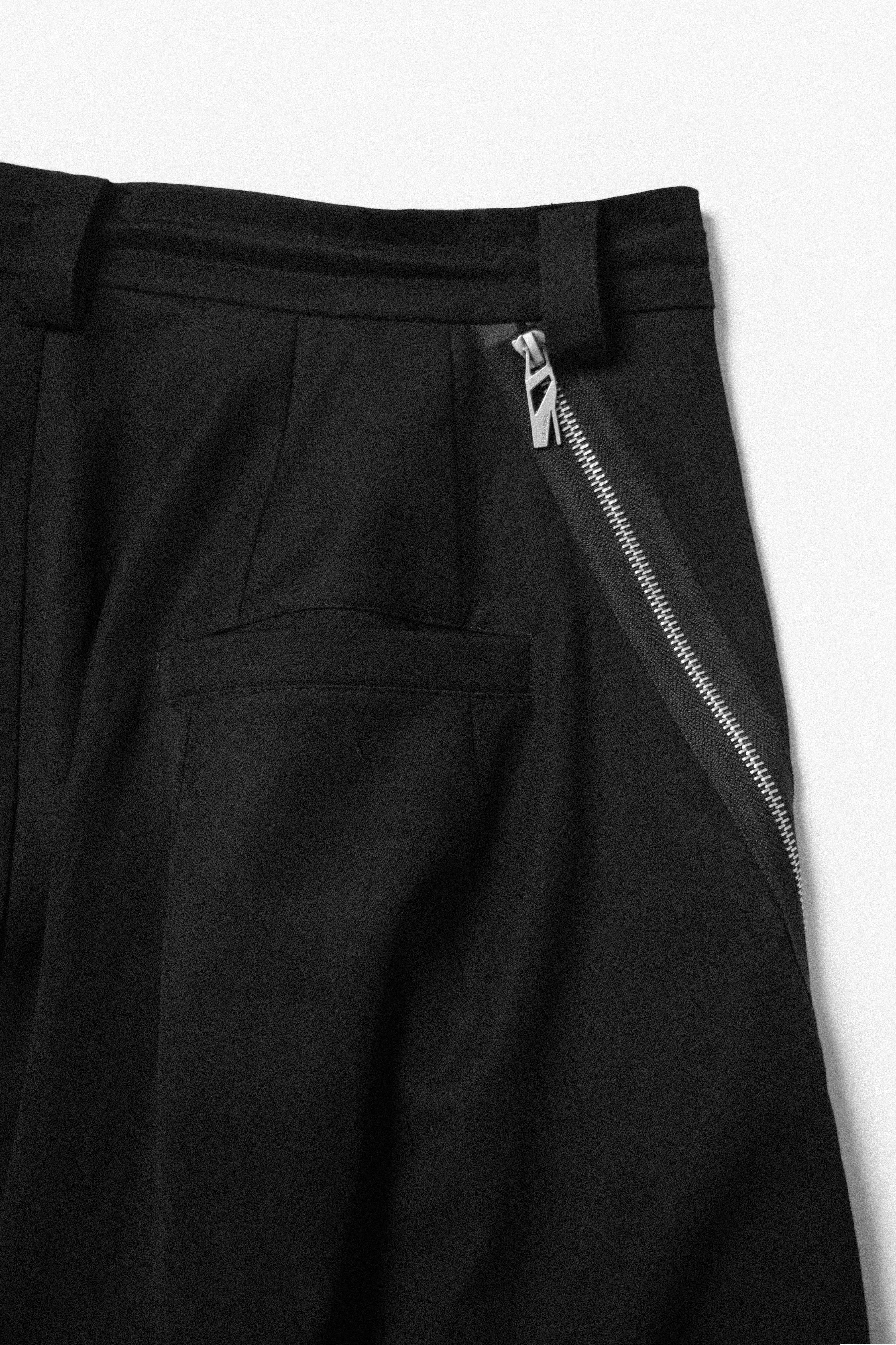 RELABEL丨Low-Rise Multi-Fold Asymmetrical Casual Suit Pants - PSYLOS 1, RELABEL丨Low-Rise Multi-Fold Asymmetrical Casual Suit Pants, Pants, RELABEL, PSYLOS 1