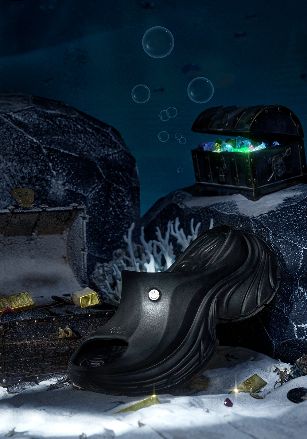 SMILEY丨Starfish Series Slippers-Black - PSYLOS 1, SMILEY丨Starfish Series Slippers-Black, Slippers, SMILEY•JAPAN, PSYLOS 1