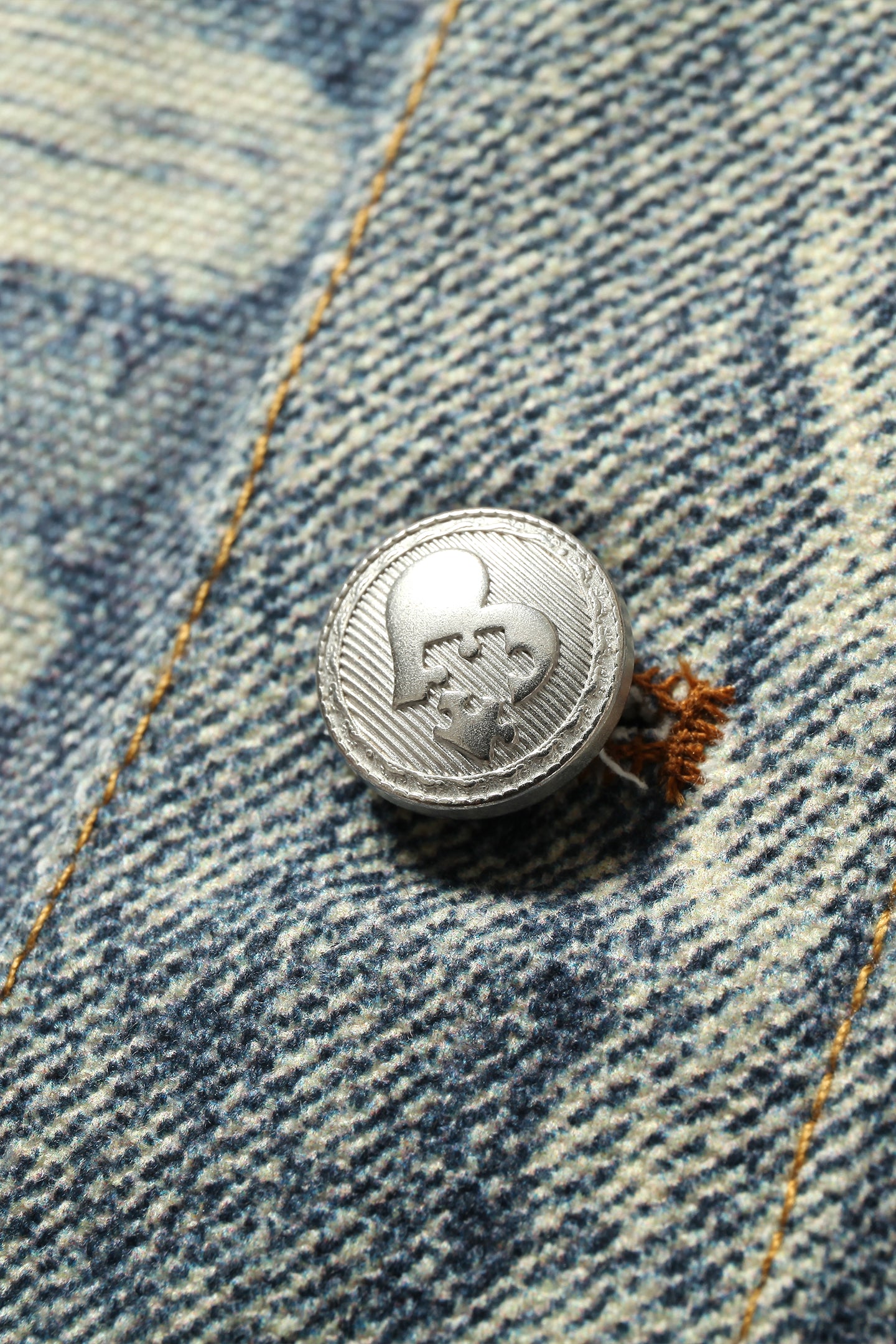 YADcrew | Sunset Cloud Lace Print Denim Jacket/Pants - PSYLOS 1, YADcrew | Sunset Cloud Lace Print Denim Jacket/Pants, Jacket, YADcrew•JAPAN, PSYLOS 1