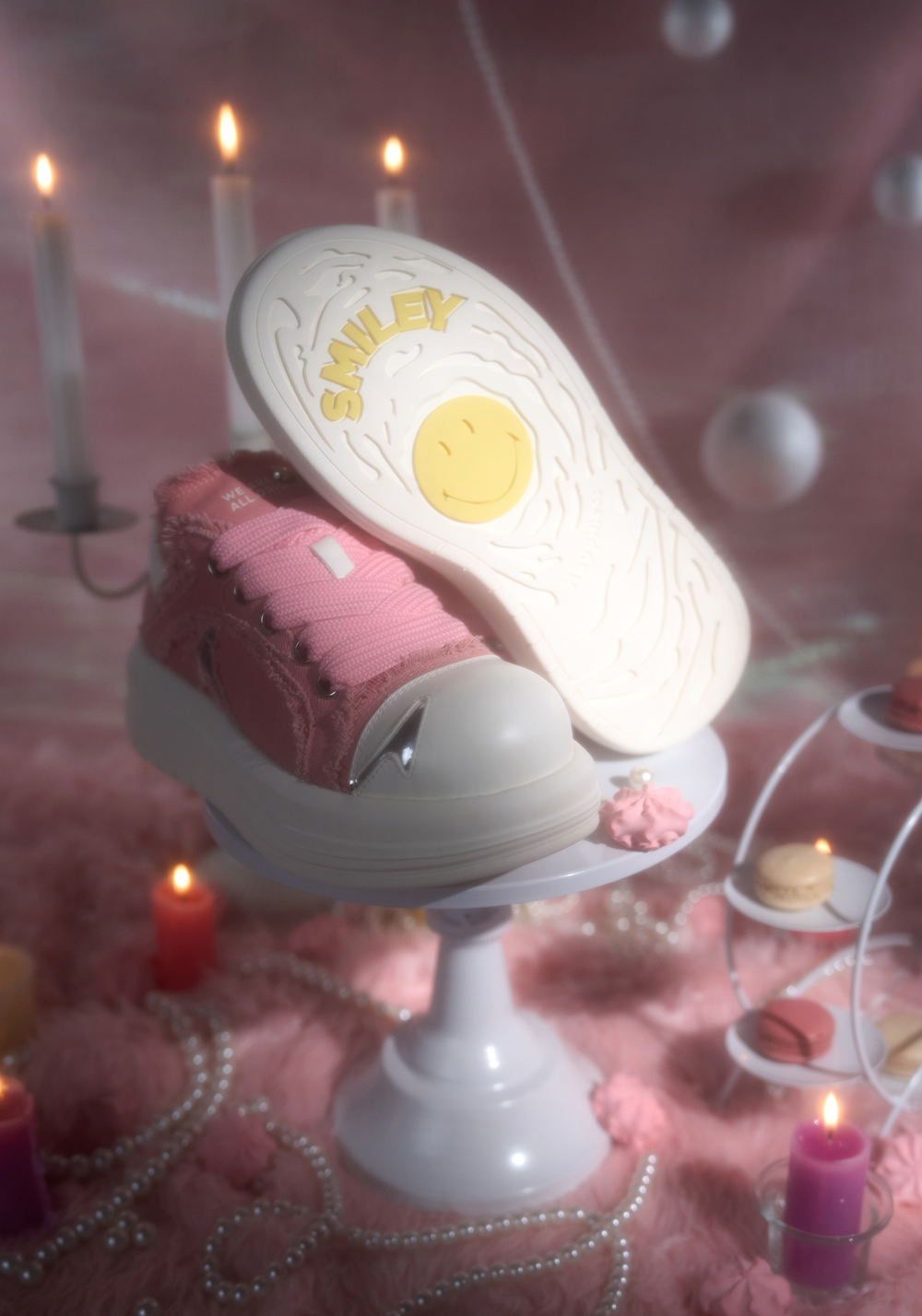 SMILEY丨Beluga Series-Pink - PSYLOS 1, SMILEY丨Beluga Series-Pink, Chunky Sneakers, SMILEY•JAPAN, PSYLOS 1