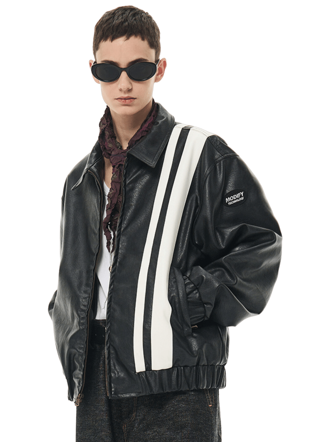 Vintage Lapel Motorcycle Style Leather Jacket - PSYLOS 1, Vintage Lapel Motorcycle Style Leather Jacket, Jacket, MODITEC, PSYLOS 1