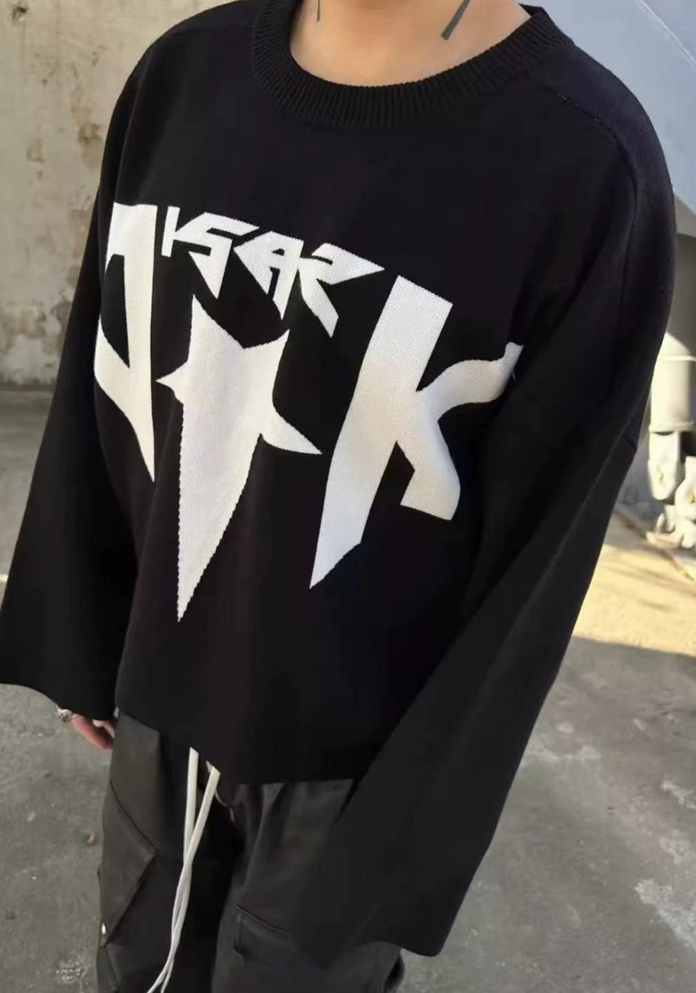 Disark│Jacquard Knit Sweatshirt - PSYLOS 1, Disark│Jacquard Knit Sweatshirt, Sweatshirt, Disark, PSYLOS 1