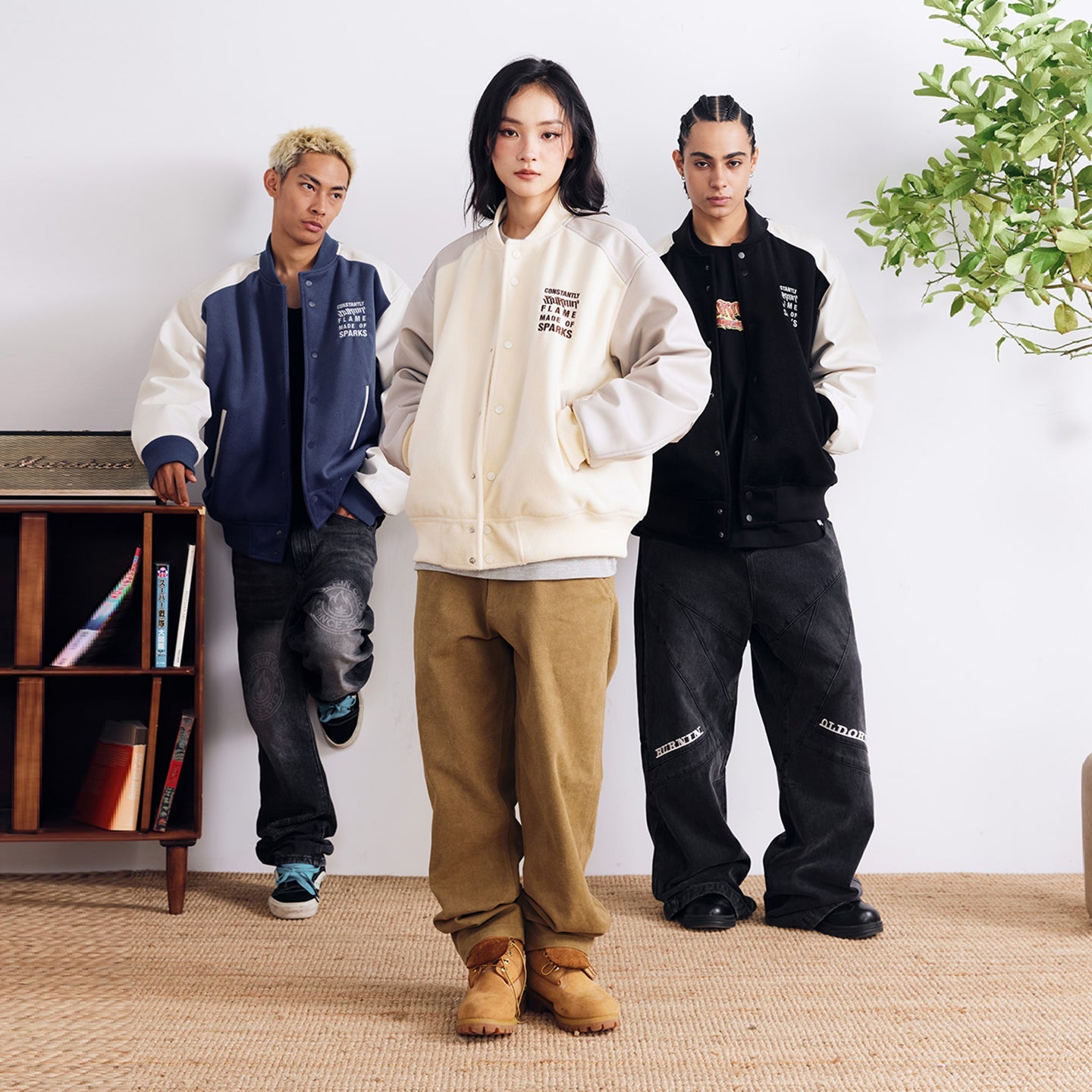 BURNIN Street Style Casual Baseball Jacket - PSYLOS 1, BURNIN Street Style Casual Baseball Jacket, Jacket, Burnin, PSYLOS 1