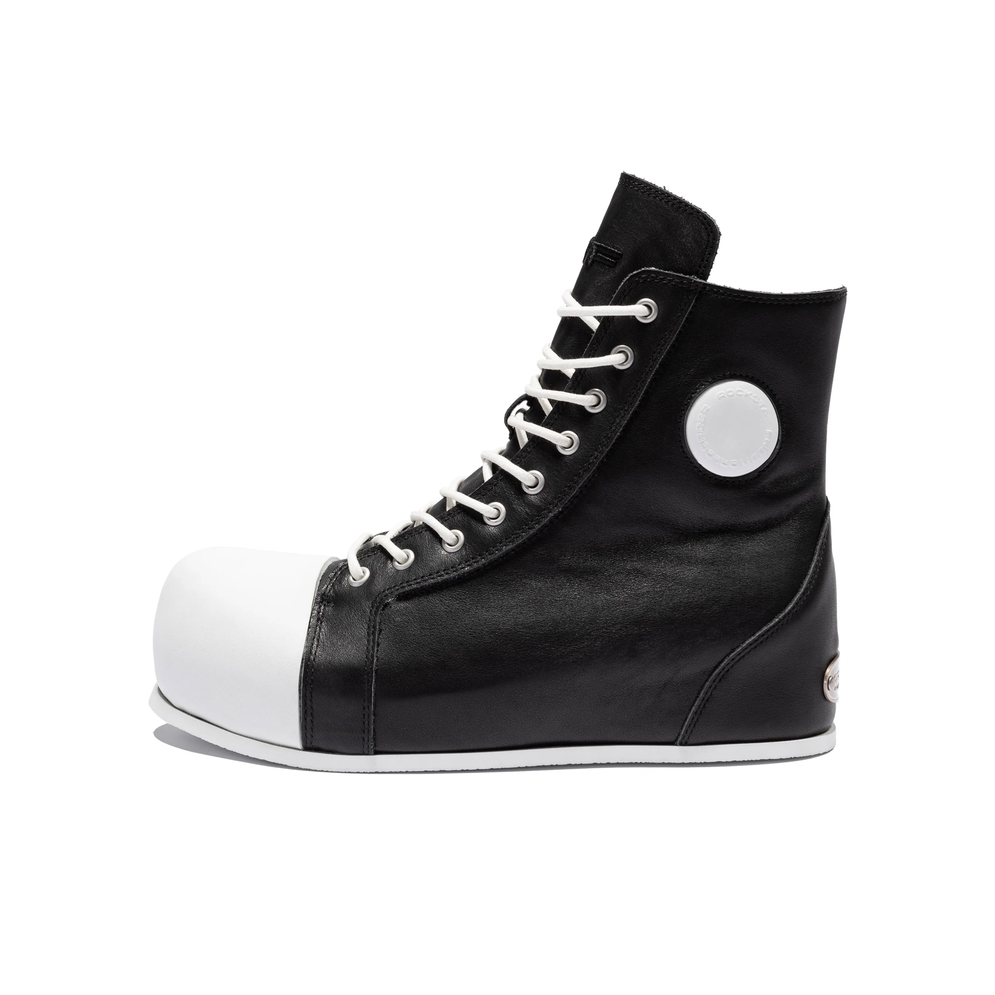 FVVO丨R/F 2.0 “ Chaos NOISE ”Canvas boots-Black&White - PSYLOS 1, FVVO丨R/F 2.0 “ Chaos NOISE ”Canvas boots-Black&White, Boots, FVVO&ROCKSTA•JAPAN, PSYLOS 1