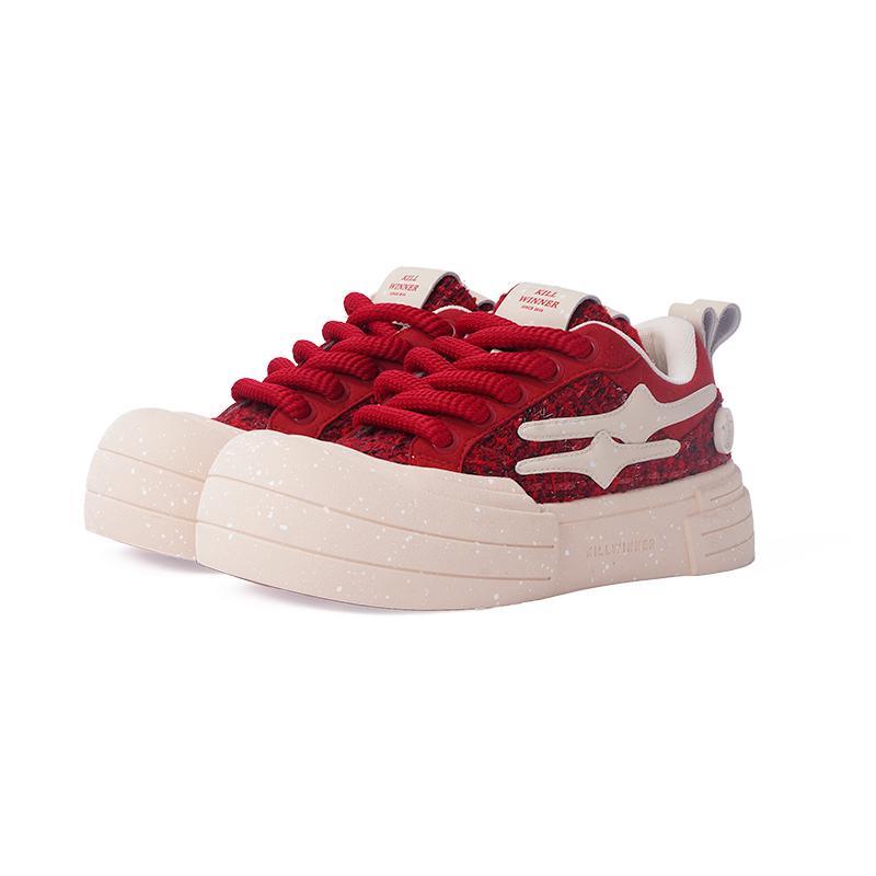 KILLWINNER丨Smile Life Sneaker - Red - PSYLOS 1, KILLWINNER丨Smile Life Sneaker - Red, Chunky Sneakers, Hype States Sale, PSYLOS 1