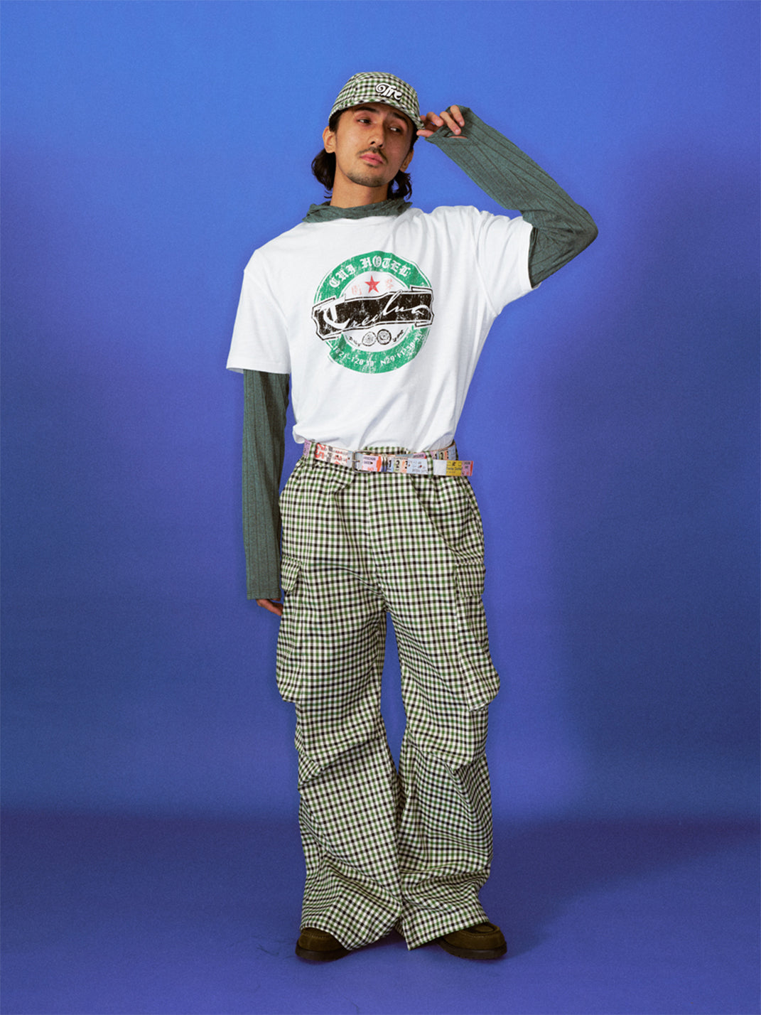 TREclub | Plaid Drawstring Cargo Paratrooper Pants - PSYLOS 1, TREclub | Plaid Drawstring Cargo Paratrooper Pants, Cargo Pants, TREclub•JAPAN, PSYLOS 1