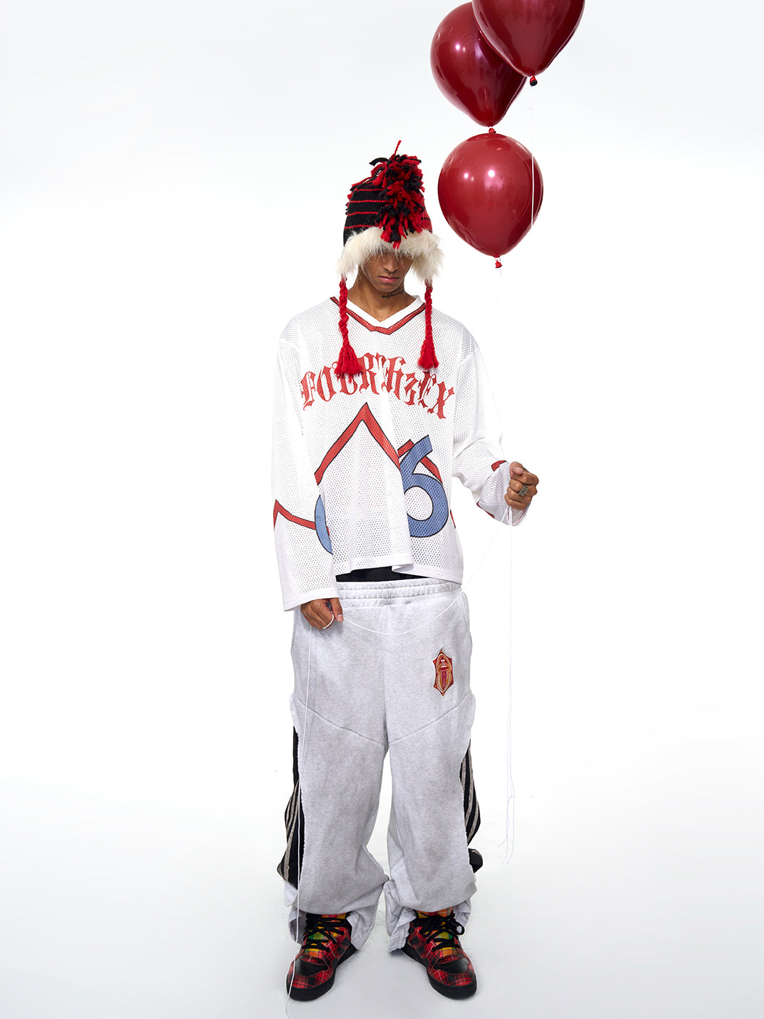 Fourth3ex | Mesh V Neck Long Sleeve Jersey - PSYLOS 1, Fourth3ex | Mesh V Neck Long Sleeve Jersey, Shirts, Fourth3ex, PSYLOS 1