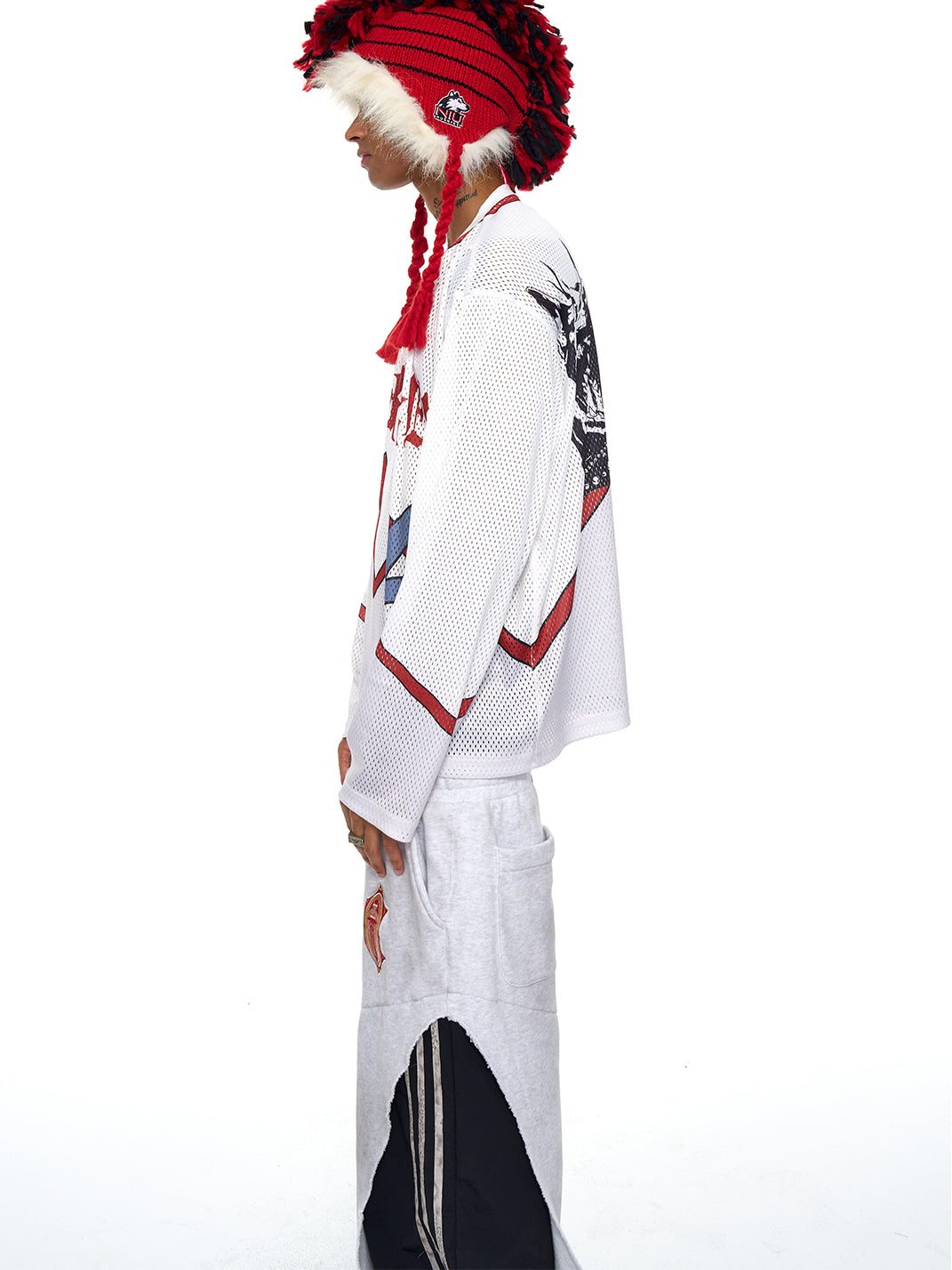 Fourth3ex | Mesh V Neck Long Sleeve Jersey - PSYLOS 1, Fourth3ex | Mesh V Neck Long Sleeve Jersey, Shirts, Fourth3ex, PSYLOS 1