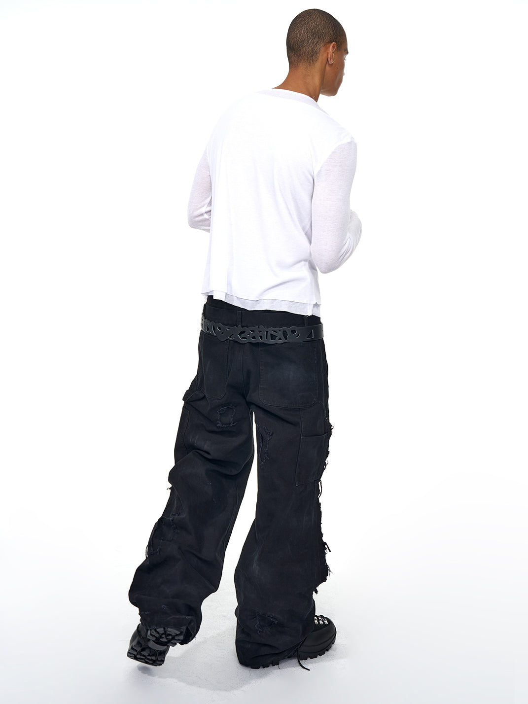 Fourth3ex | Punk Dog Double Layer Long Sleeve Tee - PSYLOS 1, Fourth3ex | Punk Dog Double Layer Long Sleeve Tee, T-Shirt, Fourth3ex, PSYLOS 1