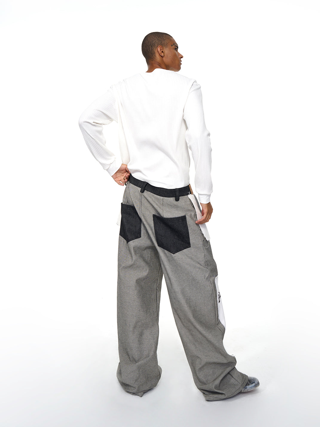 Fourth3ex | Eye Print White Long Sleeve Sweater - PSYLOS 1, Fourth3ex | Eye Print White Long Sleeve Sweater, Sweater, Fourth3ex, PSYLOS 1