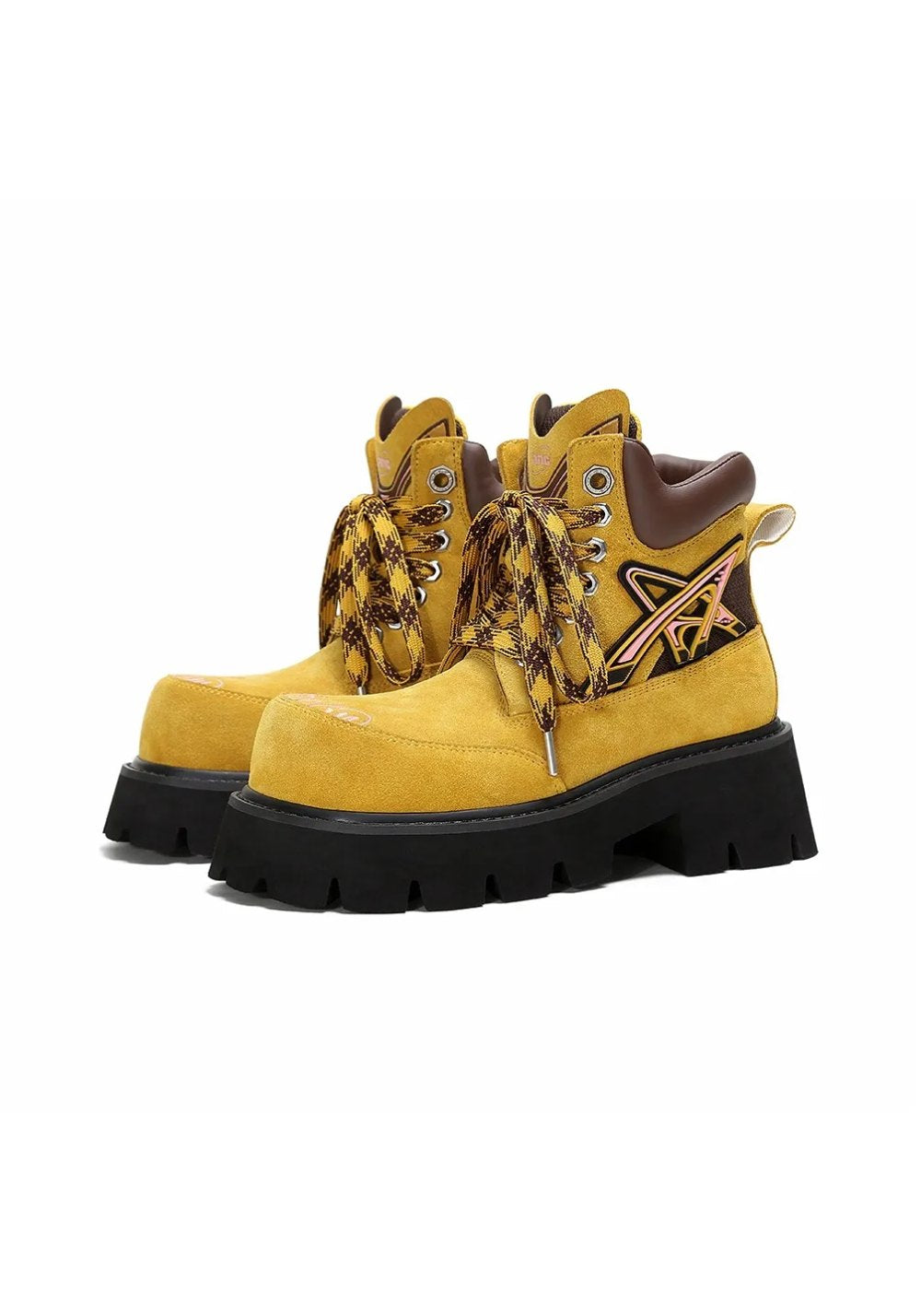 ADC丨Stardust Cat-Ear Black Boots-Yellow - PSYLOS 1, ADC丨Stardust Cat-Ear Black Boots-Yellow, Boots, ADC, PSYLOS 1