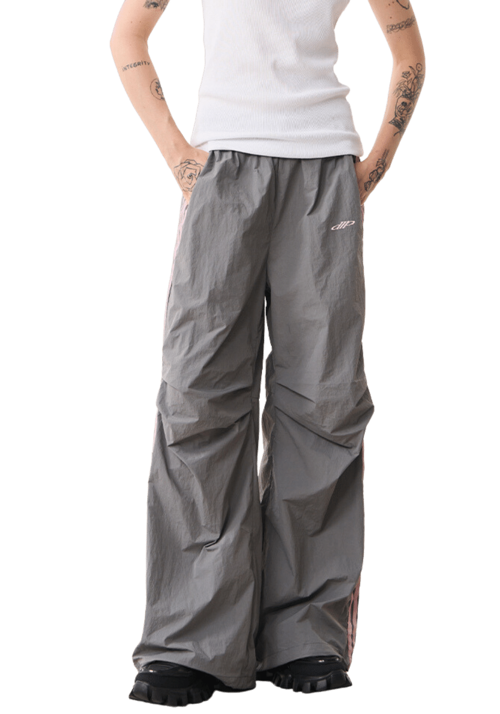 Striped Cuffed Jogger Pants - PSYLOS 1, Striped Cuffed Jogger Pants, Pants, MODITEC, PSYLOS 1