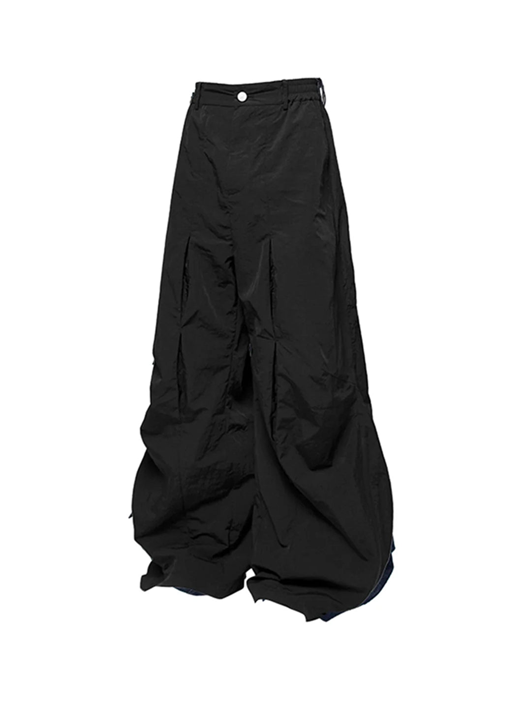 RELABEL丨Pantalones casuales de patchwork con múltiples cremalleras