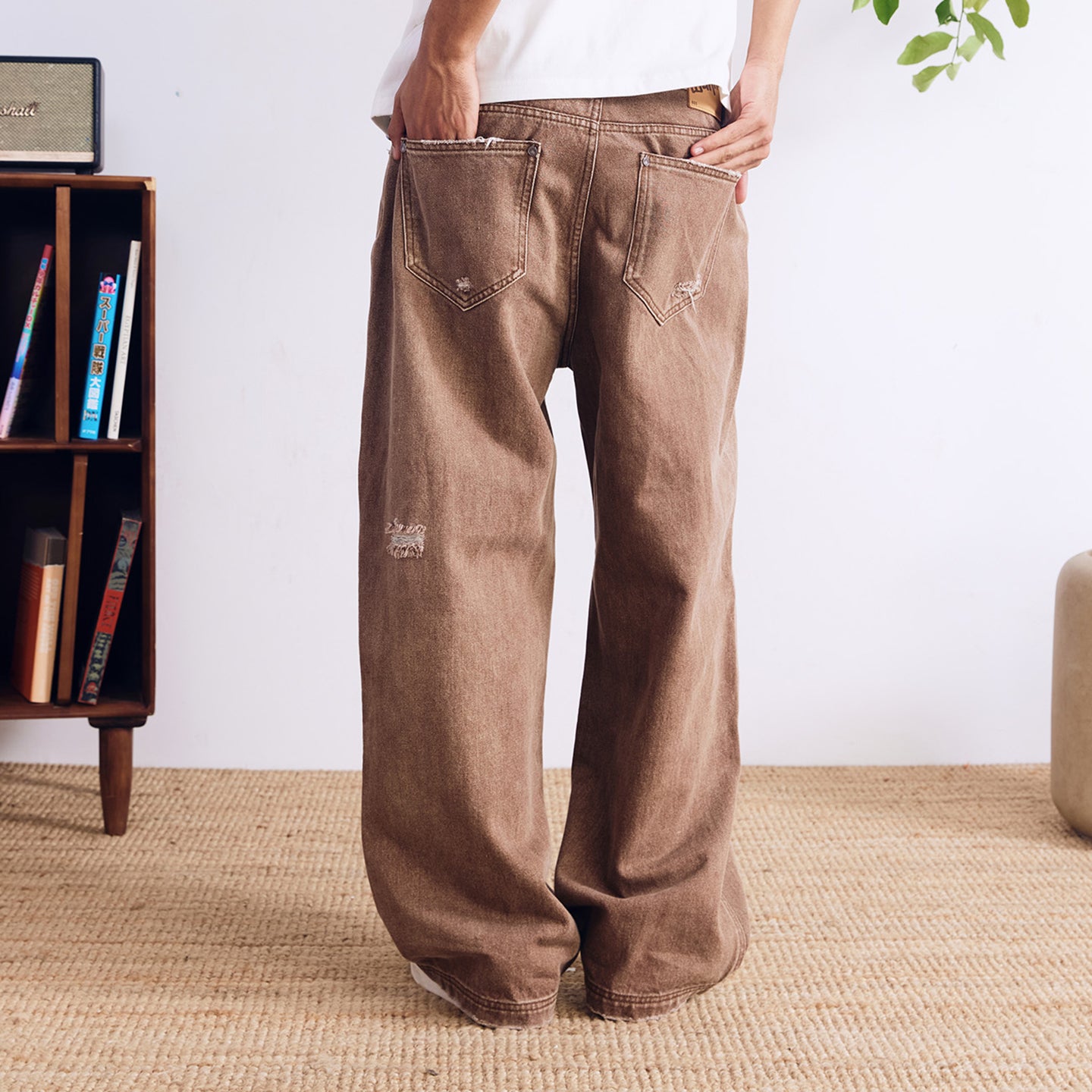 BURNIN* “97’series” retro washed distressed jeans - PSYLOS 1, BURNIN* “97’series” retro washed distressed jeans, Pants, Burnin, PSYLOS 1