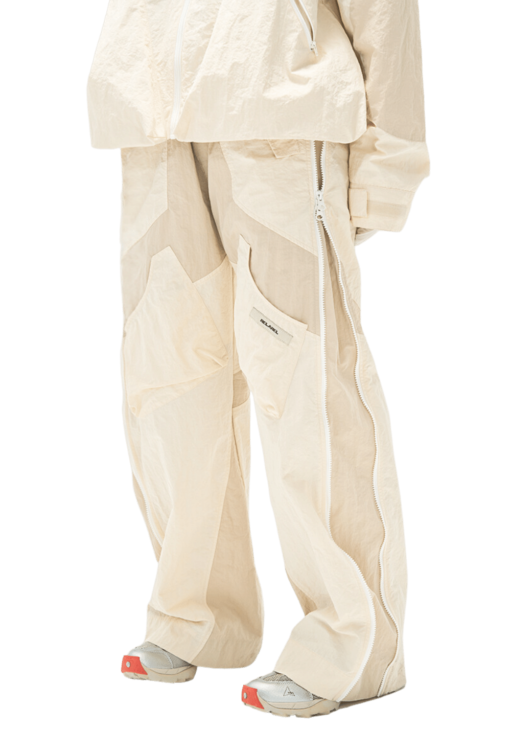 Double Panel Long Zipper Casual Pants - PSYLOS 1, Double Panel Long Zipper Casual Pants, Pants, RELABEL, PSYLOS 1