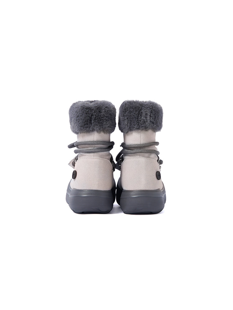 KILLWINNER丨Short Fur Long Tube Snow Boots - PSYLOS 1, KILLWINNER丨Short Fur Long Tube Snow Boots, Boots, KILLWINNER, PSYLOS 1