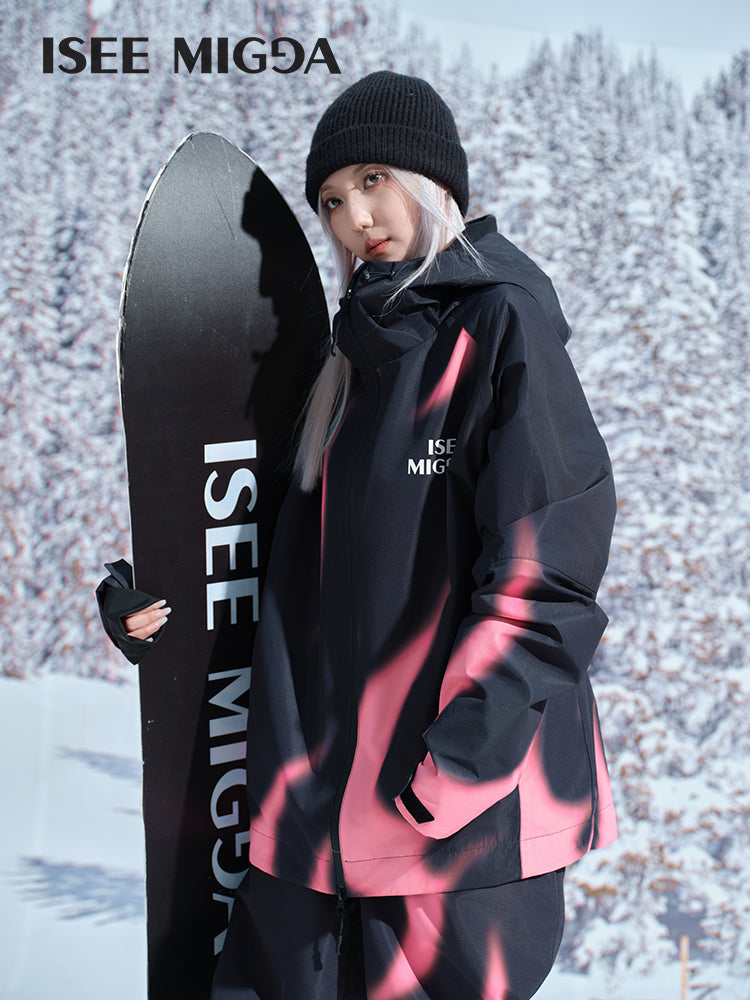 [Pink Flame] New Ski Suit Men And Women's Models