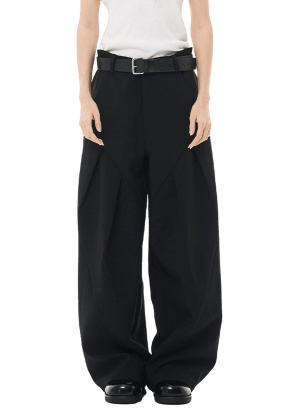 Pleated Wide Leg Trousers - PSYLOS 1, Pleated Wide Leg Trousers, Pants, MODITEC, PSYLOS 1