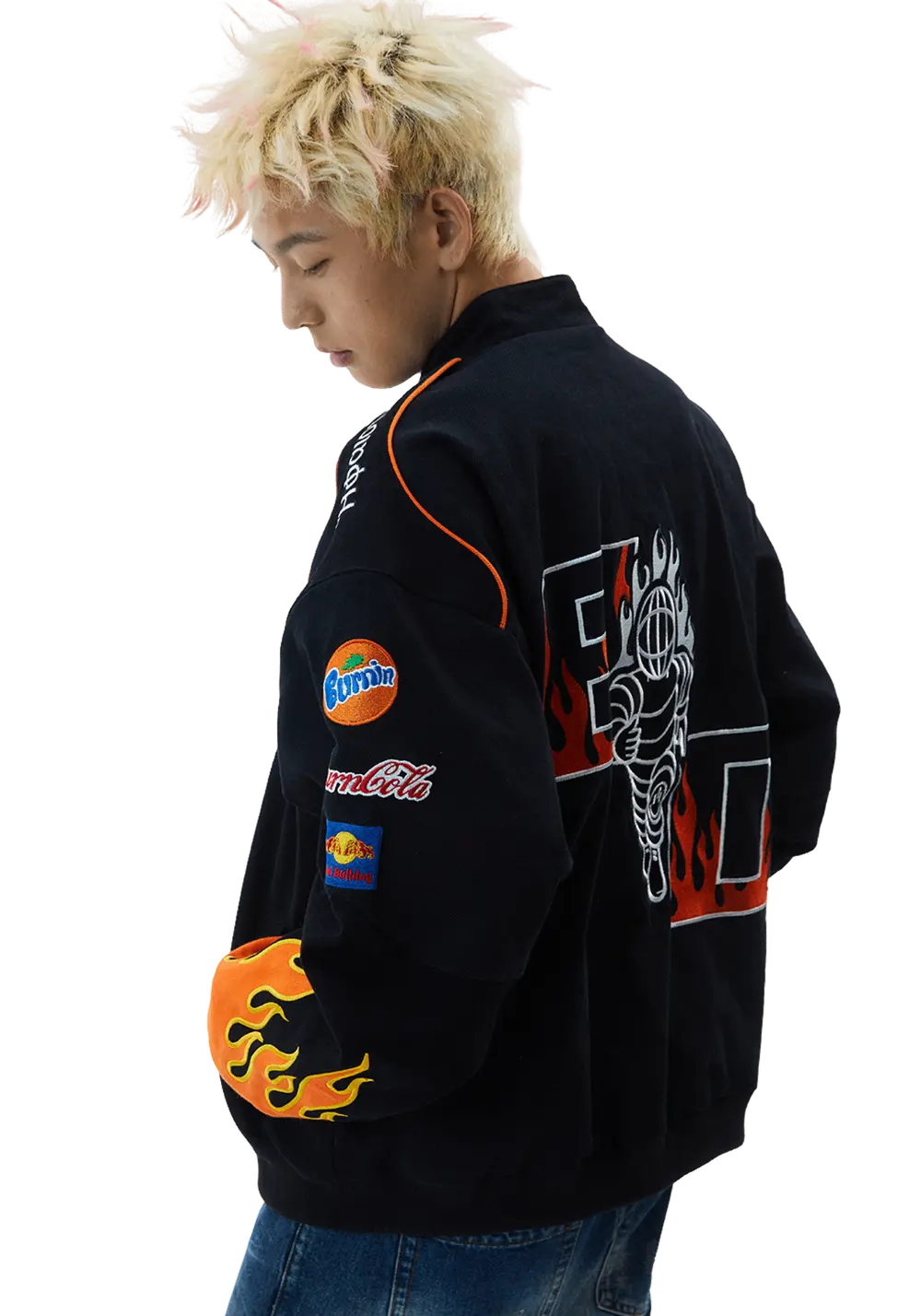 American Style Motorcycle Jacket - PSYLOS 1, American Style Motorcycle Jacket, Jacket, Burnin, PSYLOS 1