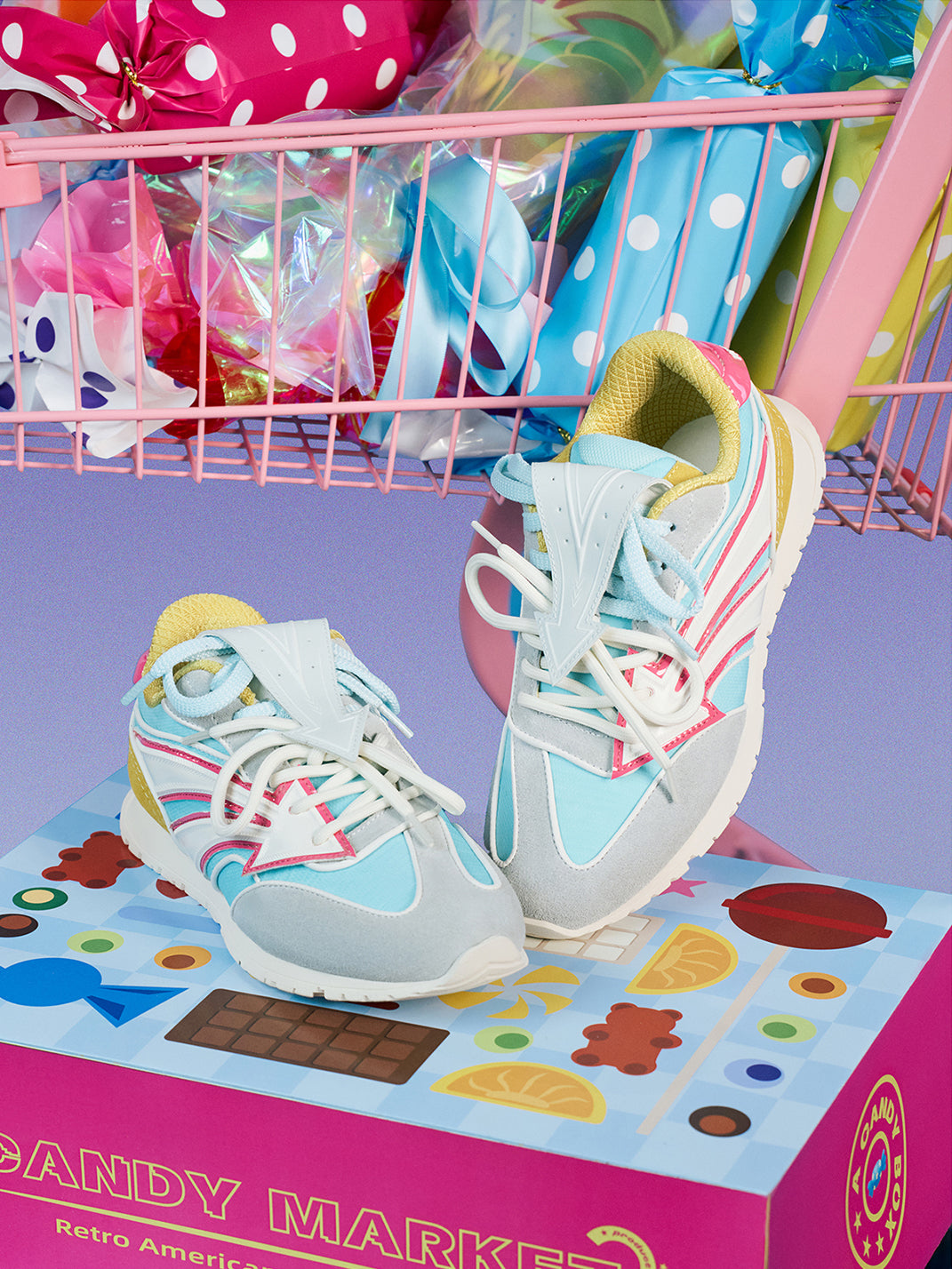 NEXT IMPULSIVE | Arrow Multicolor German Trainers-Blue&Pink - PSYLOS 1, NEXT IMPULSIVE | Arrow Multicolor German Trainers-Blue&Pink, Retro Trainers, NEXT IMPULSIVE•JAPAN, PSYLOS 1