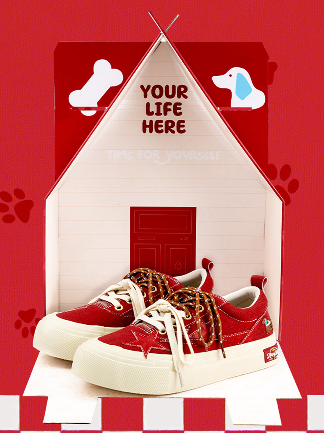 KAALIXTO | Dachshund Star Canvas Platform Sneakers - PSYLOS 1, KAALIXTO | Dachshund Star Canvas Platform Sneakers, Skate Shoes, KAALIXTO•JAPAN, PSYLOS 1