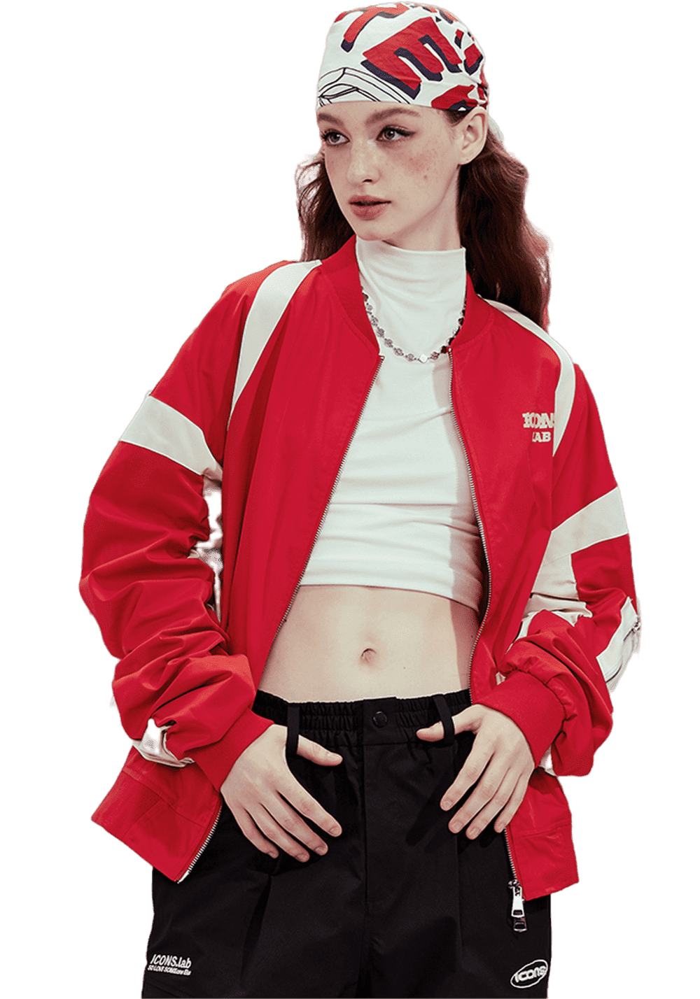 Patchwork Contrast Racing Jacket - PSYLOS 1, Patchwork Contrast Racing Jacket, Jacket, iconslab, PSYLOS 1