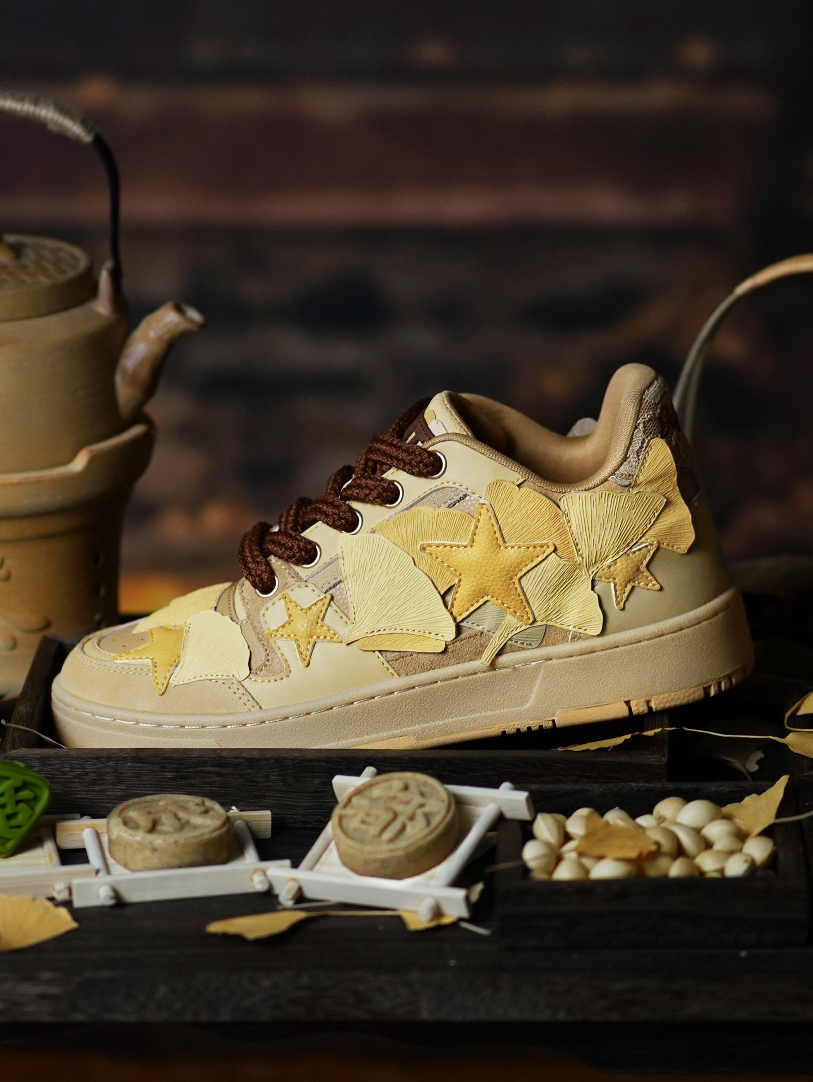 KAALIXTO丨Star Sneakers-Kaalixto Ginkgo Leaf Limited Edition - PSYLOS 1, KAALIXTO丨Star Sneakers-Kaalixto Ginkgo Leaf Limited Edition, Chunky Sneakers, KAALIXTO•JAPAN, PSYLOS 1