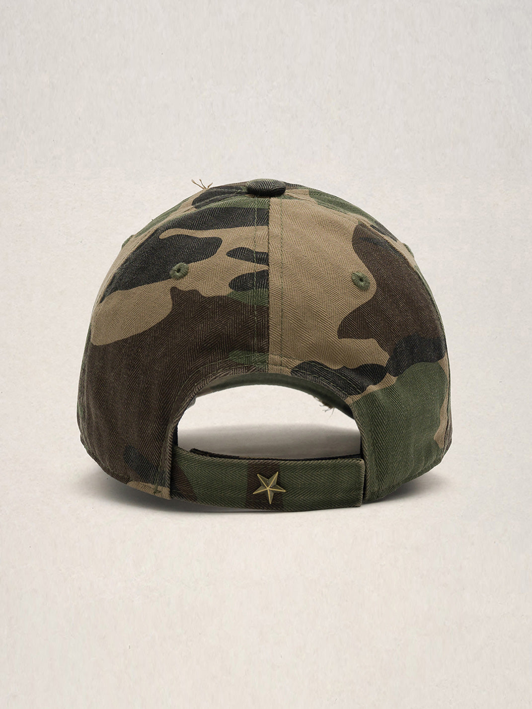 FLEAMARKET | Camo Pierced Ring Curve Brim Cap - PSYLOS 1, FLEAMARKET | Camo Pierced Ring Curve Brim Cap, Hats, FLEAMARKET, PSYLOS 1