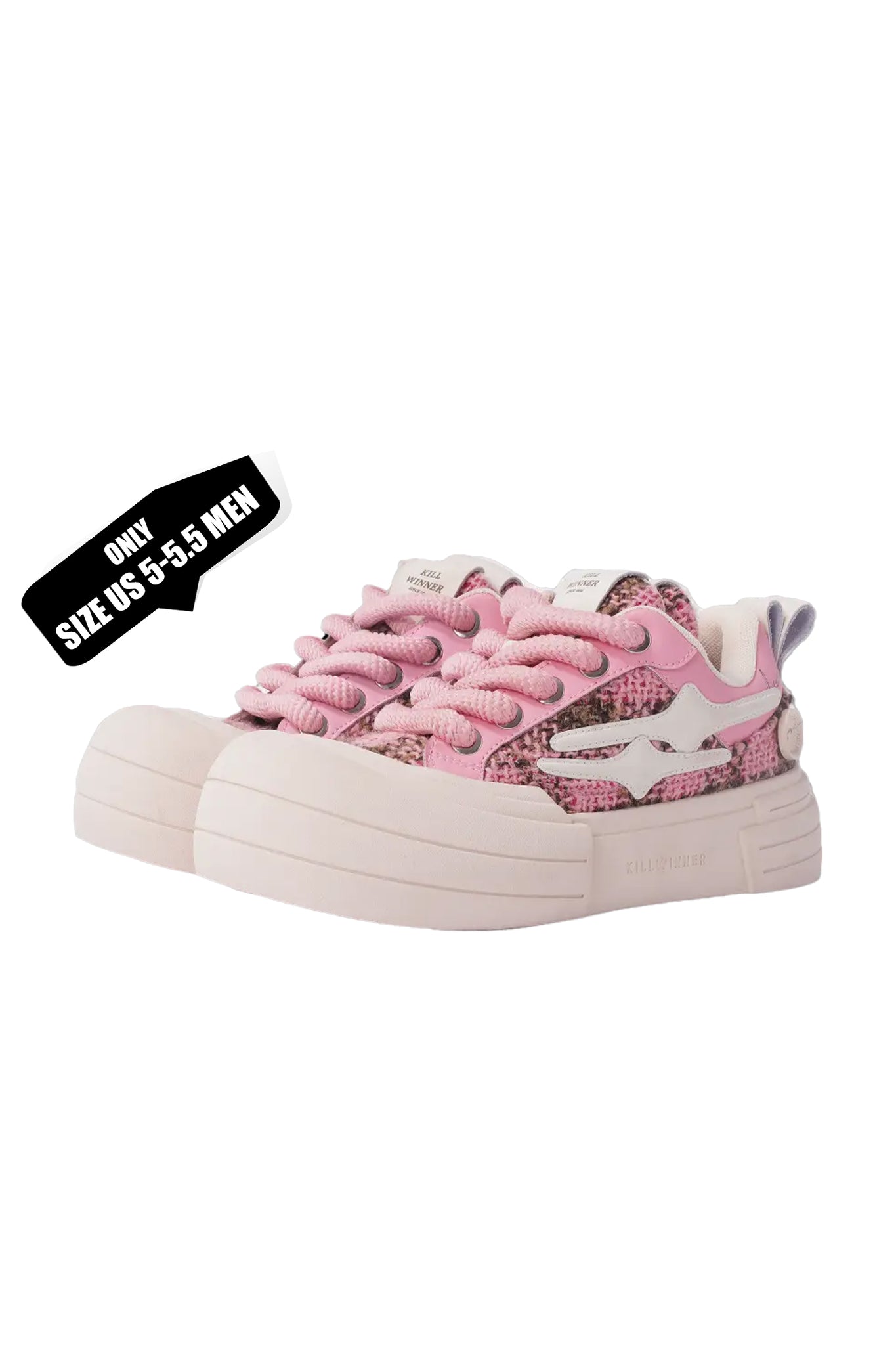 Smile Life Sneaker - Pink (US 5-5.5 MEN)