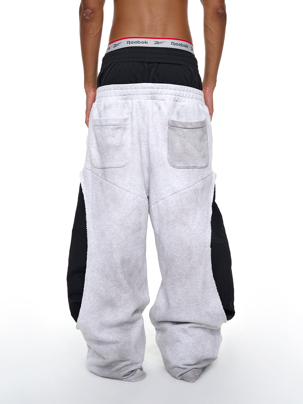 Fourth3ex | Two Tone Double Waist Wide Leg Pants - PSYLOS 1, Fourth3ex | Two Tone Double Waist Wide Leg Pants, Pants, Fourth3ex, PSYLOS 1