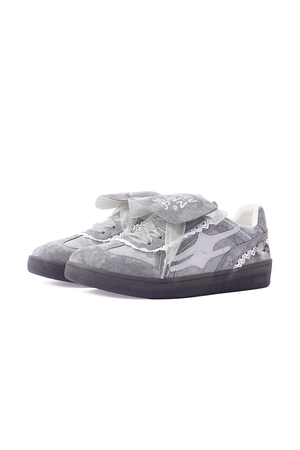 KILLWINNER丨Retro Training Sneaker-Lace Grey - PSYLOS 1, KILLWINNER丨Retro Training Sneaker-Lace Grey, Retro Trainers, KILLWINNER•JAPAN, PSYLOS 1