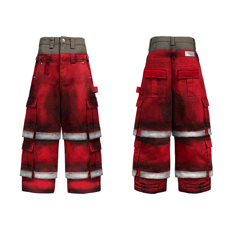 TecNineGroup丨DROP2 LABOURER CARGO PANTS - PSYLOS 1, TecNineGroup丨DROP2 LABOURER CARGO PANTS, Jeans, TecNineGroup, PSYLOS 1