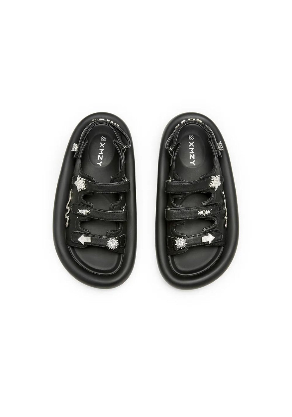 XMZY | Year of Snake Metal Sandals-Black - PSYLOS 1, XMZY | Year of Snake Metal Sandals-Black, Sandals, XMZY•JAPAN, PSYLOS 1