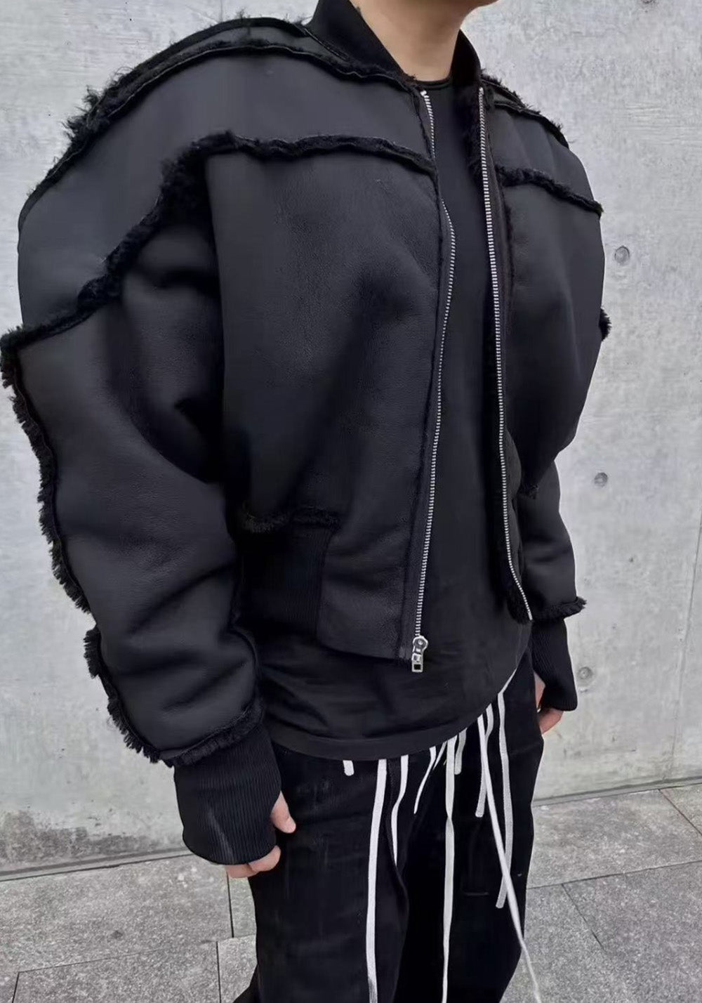 Disark│Wool-Blend Denim Coated Patchwork Jacket - PSYLOS 1, Disark│Wool-Blend Denim Coated Patchwork Jacket, Jacket, Disark, PSYLOS 1