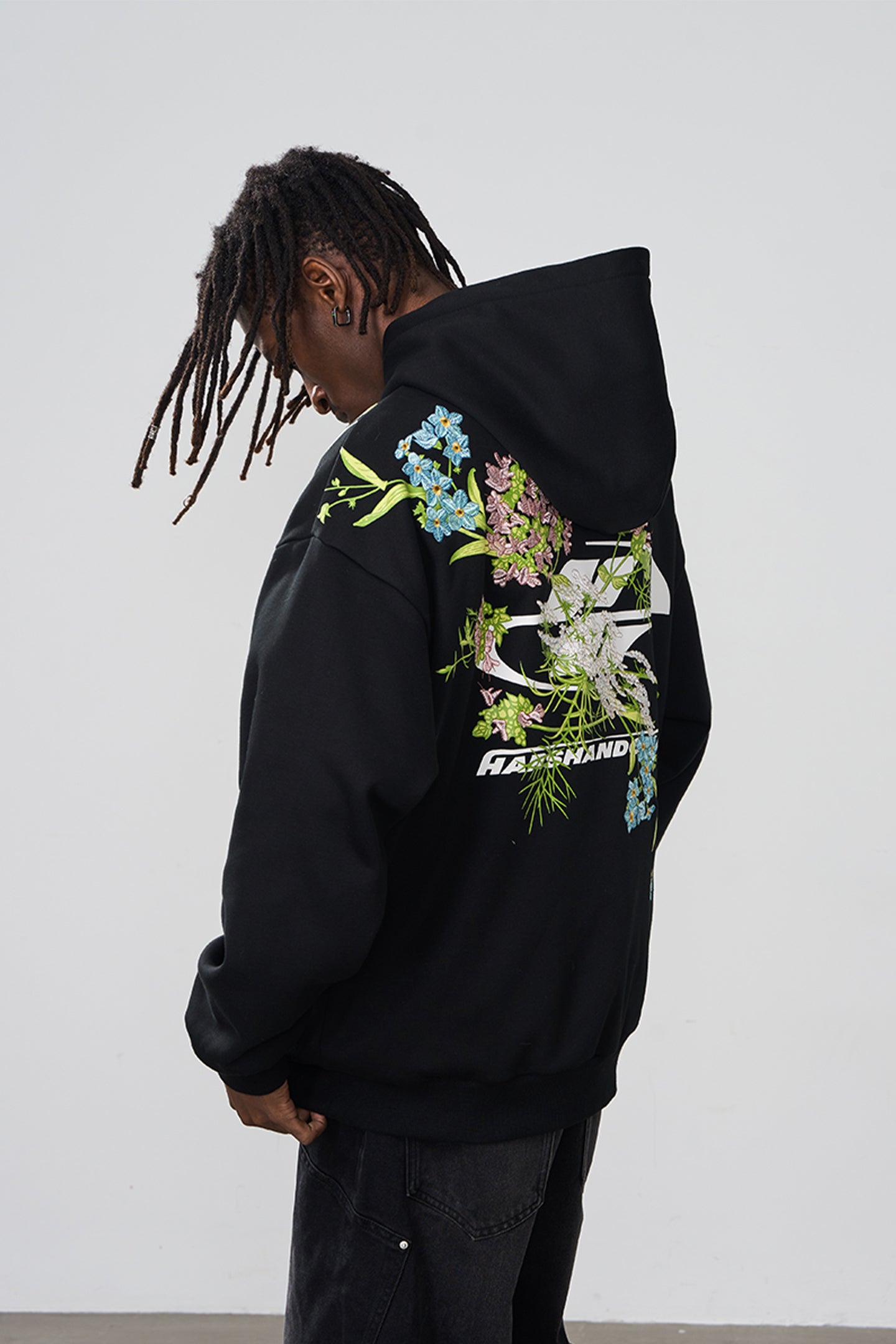Floral Embroidered Hoodie - PSYLOS 1, Floral Embroidered Hoodie, Hoodie, HARSH AND CRUEL, PSYLOS 1