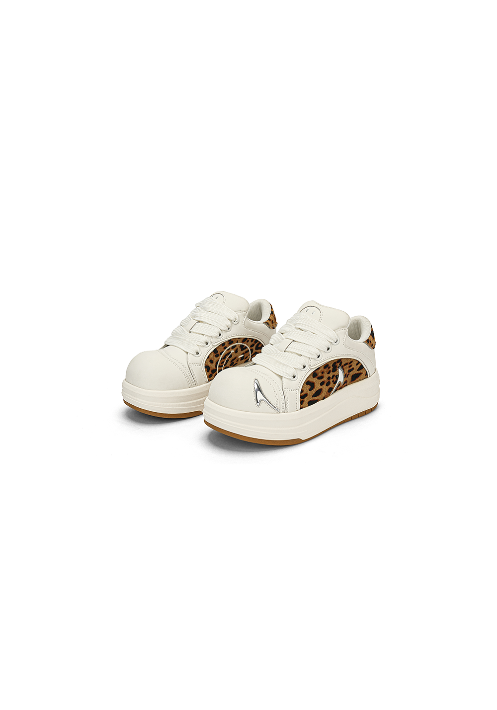 Leopard Print Patchwork Series-White