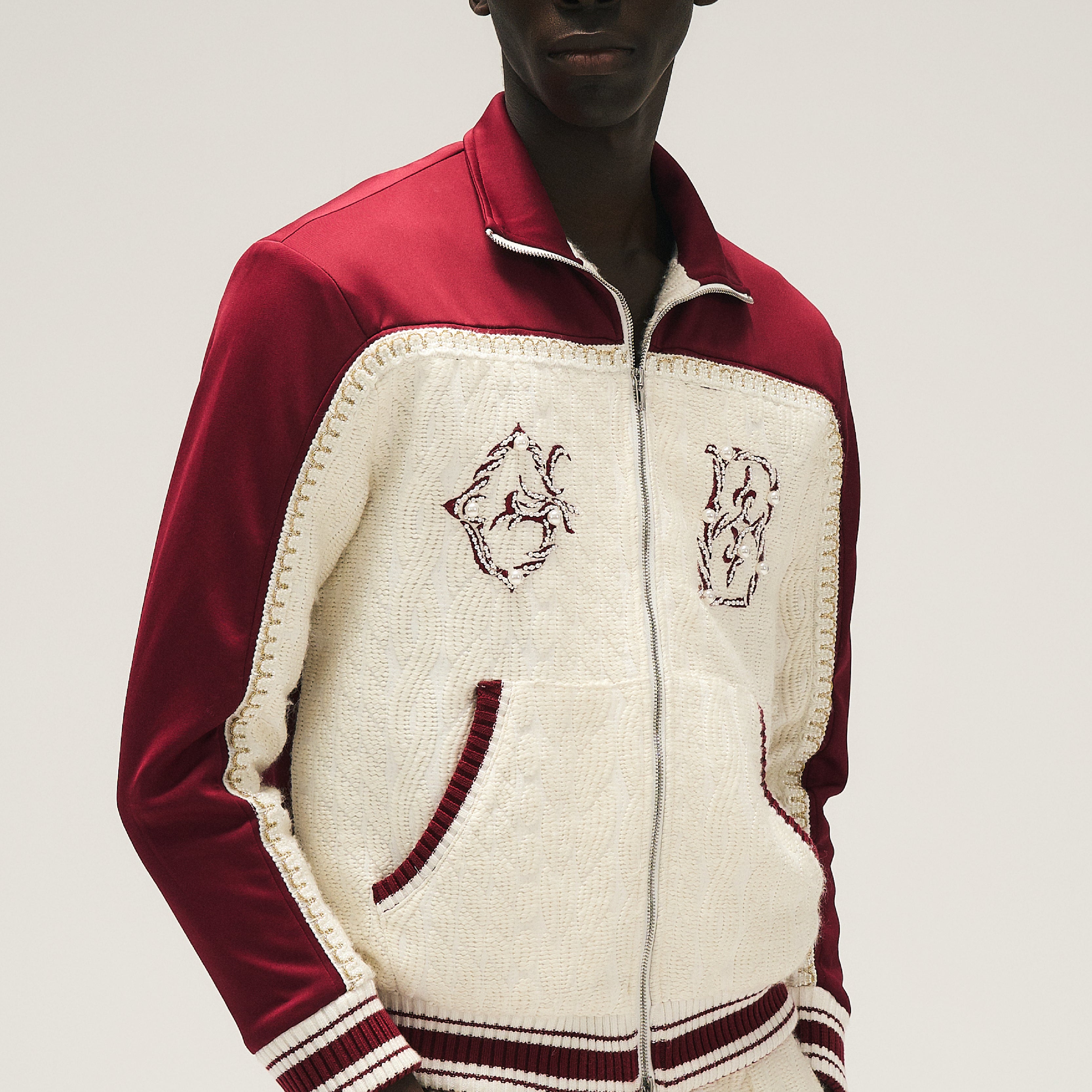 GLACIERBOY丨RAP STAR SERIES Dark Red Pearl Jacquard Sport Set - PSYLOS 1, GLACIERBOY丨RAP STAR SERIES Dark Red Pearl Jacquard Sport Set, Set, GLACIERBOY•JAPAN, PSYLOS 1