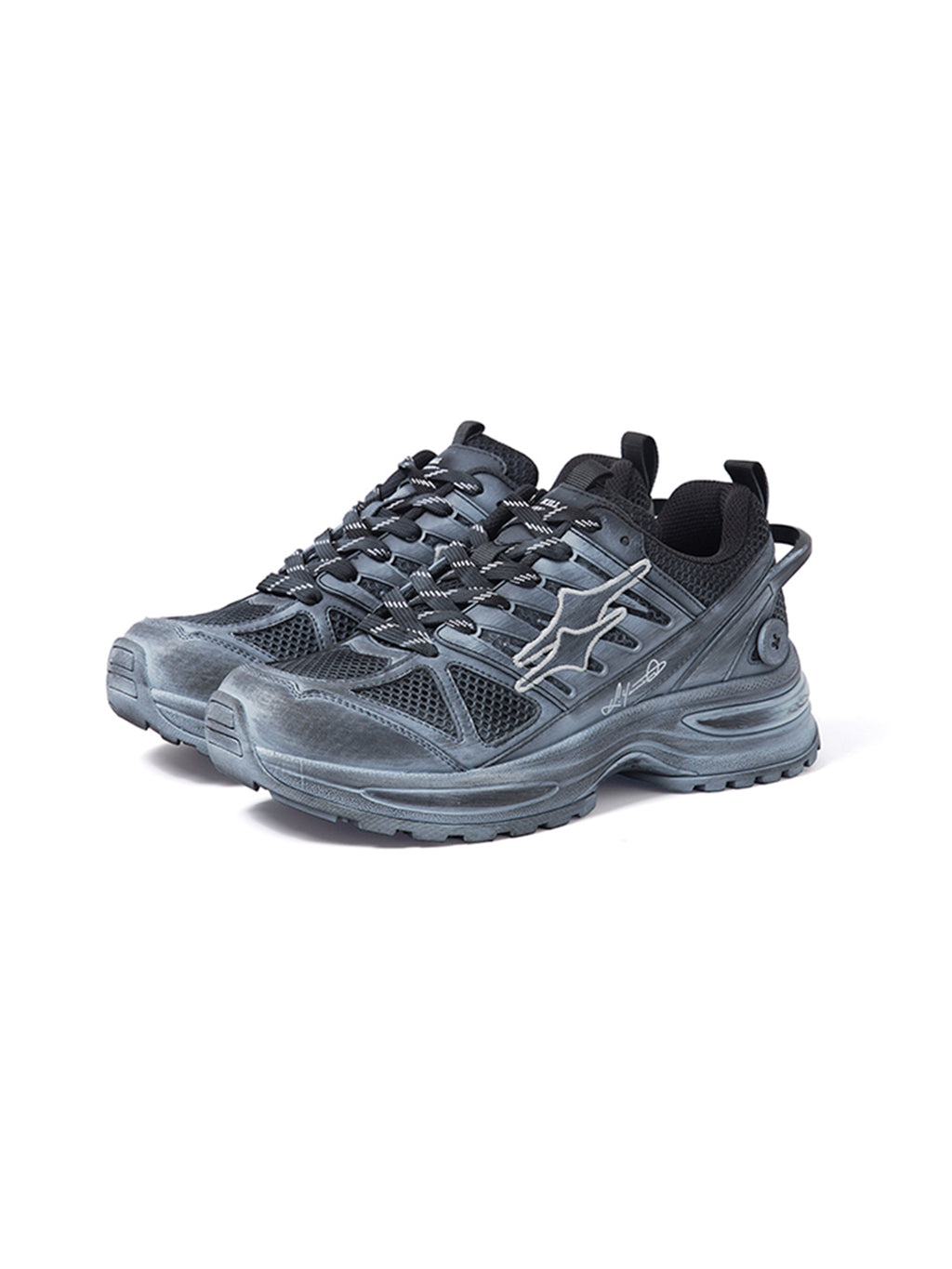KILLWINNER丨Retro Lightweight Chunky Running Shoes-Gray - PSYLOS 1, KILLWINNER丨Retro Lightweight Chunky Running Shoes-Gray, Chunky Sneakers, KILLWINNER, PSYLOS 1