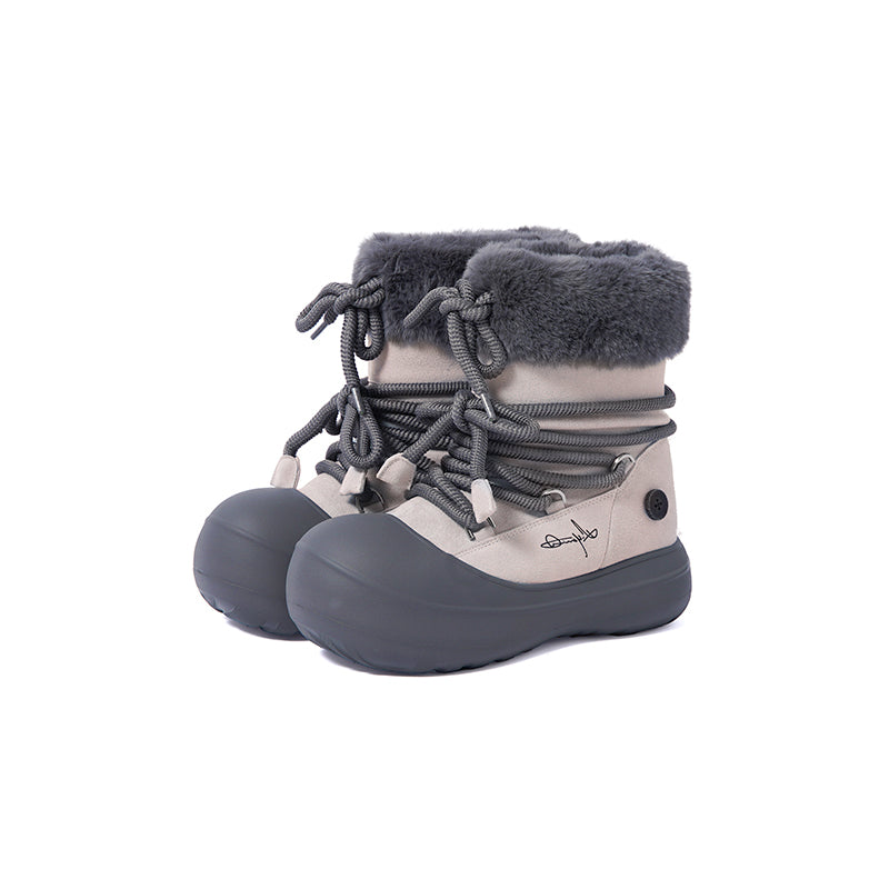KILLWINNER丨Short Fur Long Tube Snow Boots - PSYLOS 1, KILLWINNER丨Short Fur Long Tube Snow Boots, Boots, KILLWINNER, PSYLOS 1