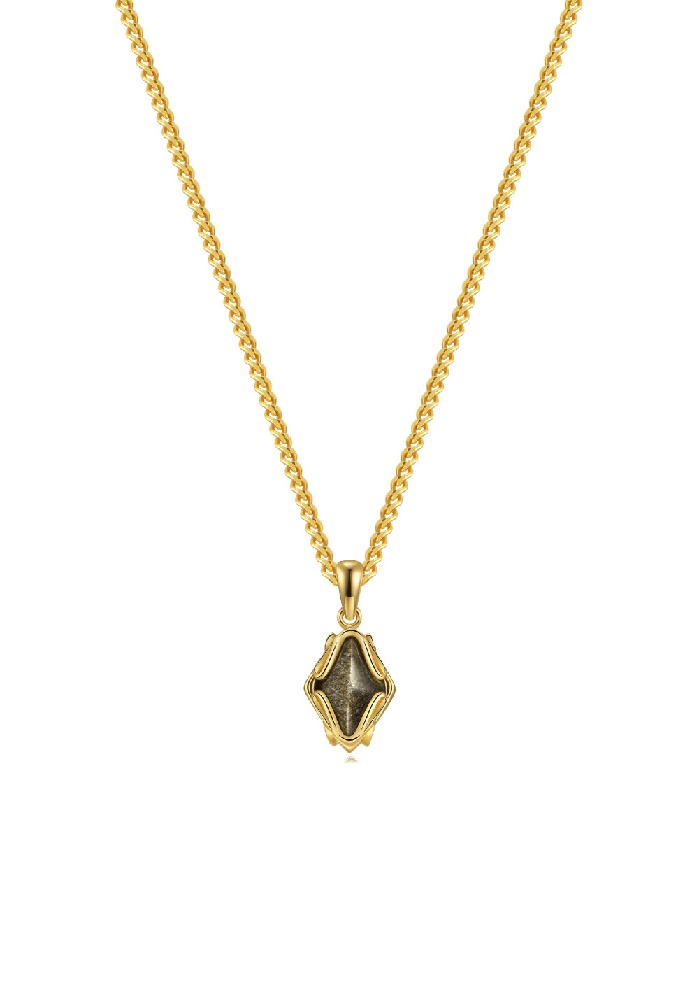 Black Phoenix Obsidian Necklace - PSYLOS 1, Black Phoenix Obsidian Necklace, Accessories, The Last Redemption, PSYLOS 1