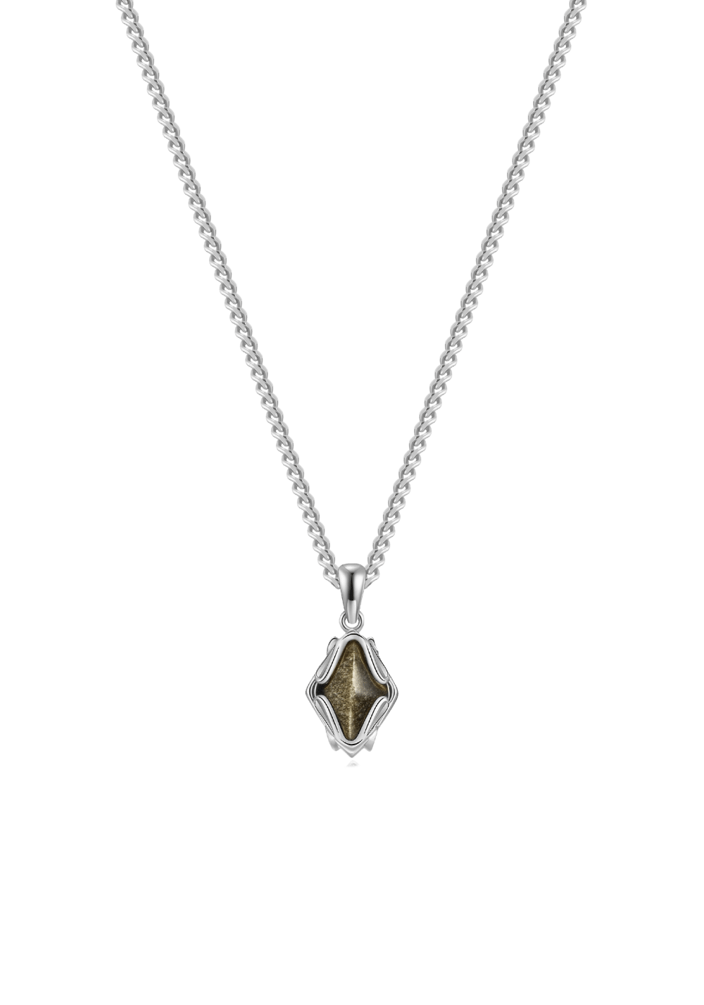 Black Phoenix Obsidian Necklace - PSYLOS 1, Black Phoenix Obsidian Necklace, Accessories, The Last Redemption, PSYLOS 1