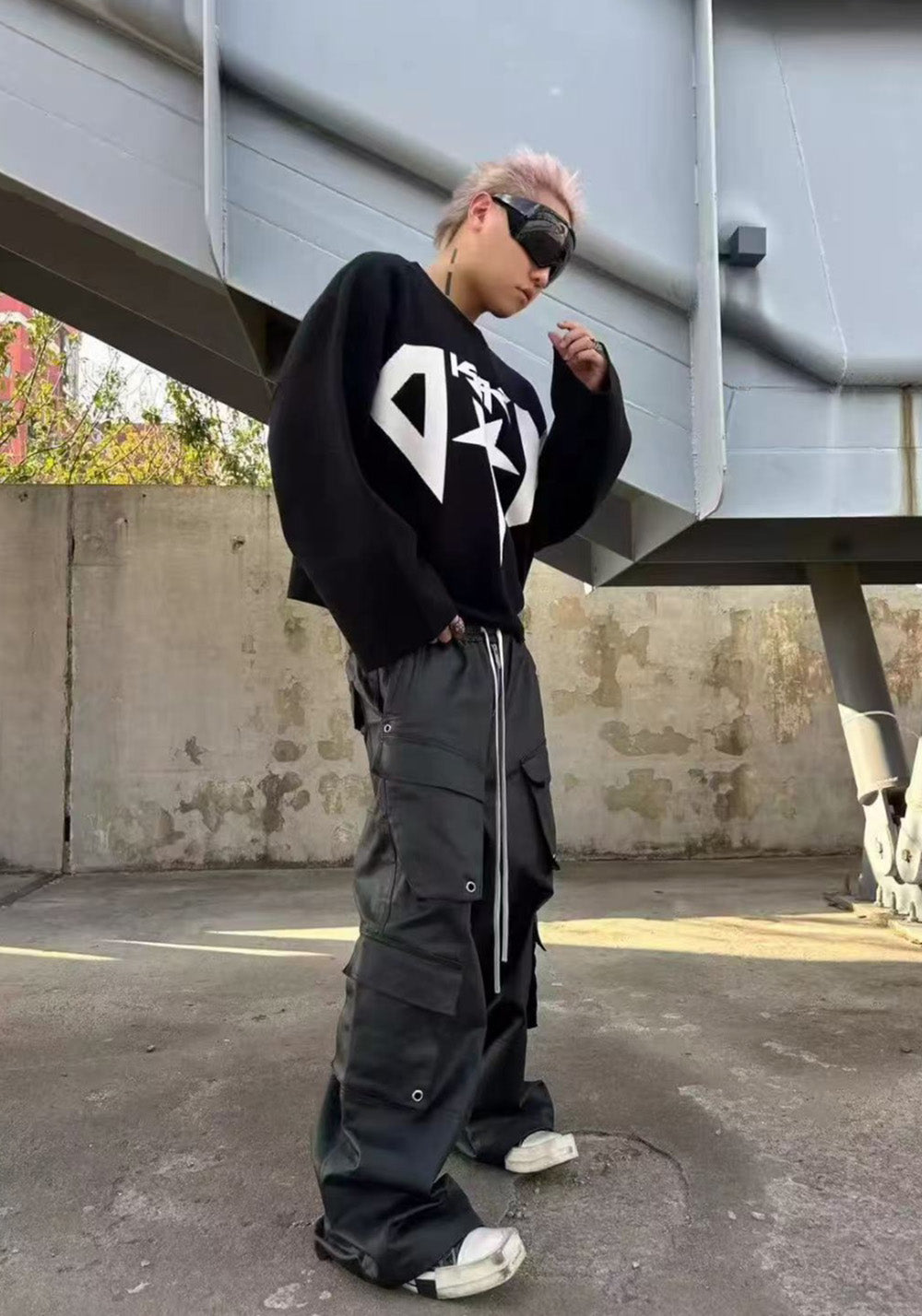 Disark│Jacquard Knit Sweatshirt - PSYLOS 1, Disark│Jacquard Knit Sweatshirt, Sweatshirt, Disark, PSYLOS 1