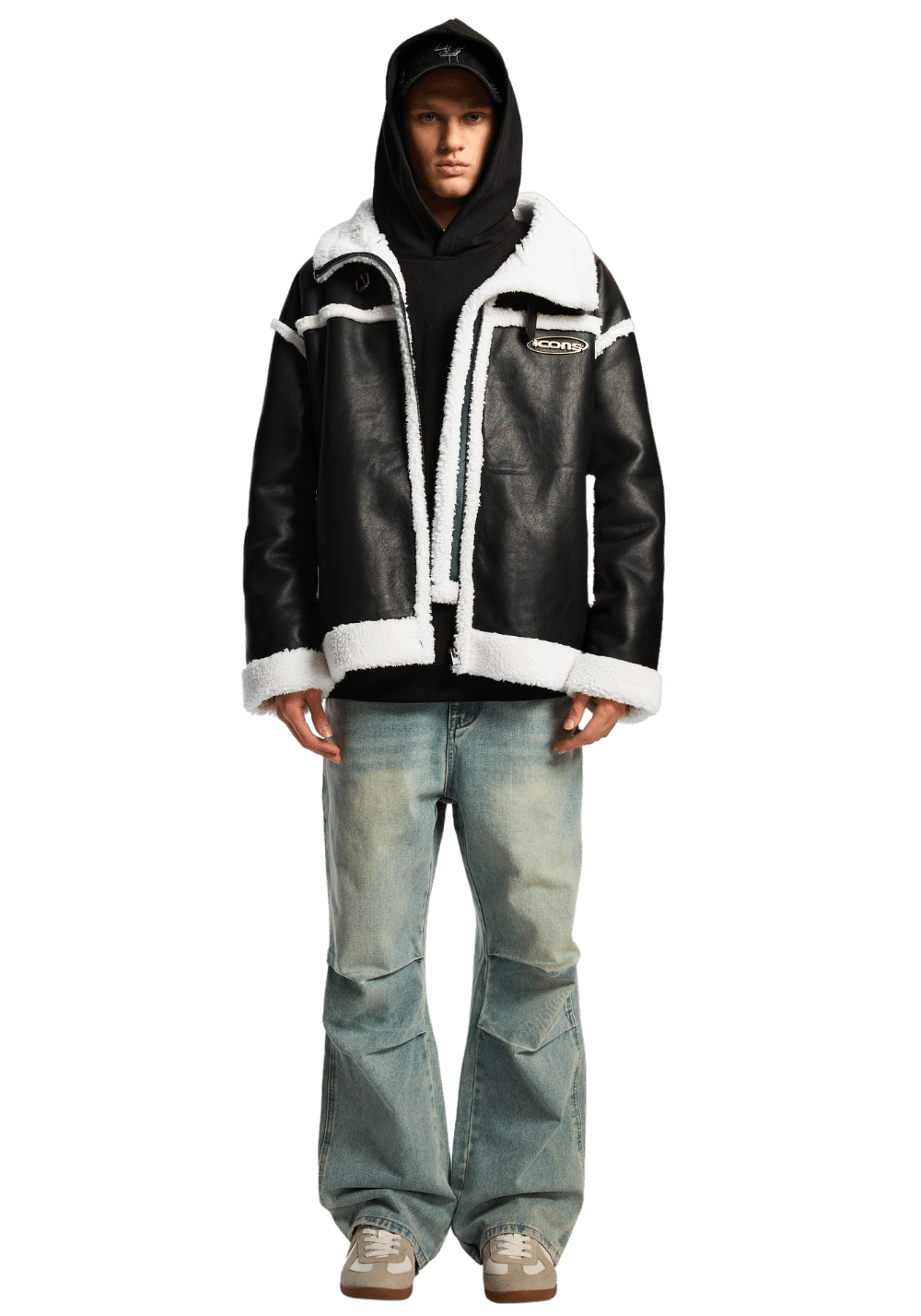 Mélard Shearling Trench Coat - PSYLOS 1, Mélard Shearling Trench Coat, Jacket, iconslab, PSYLOS 1
