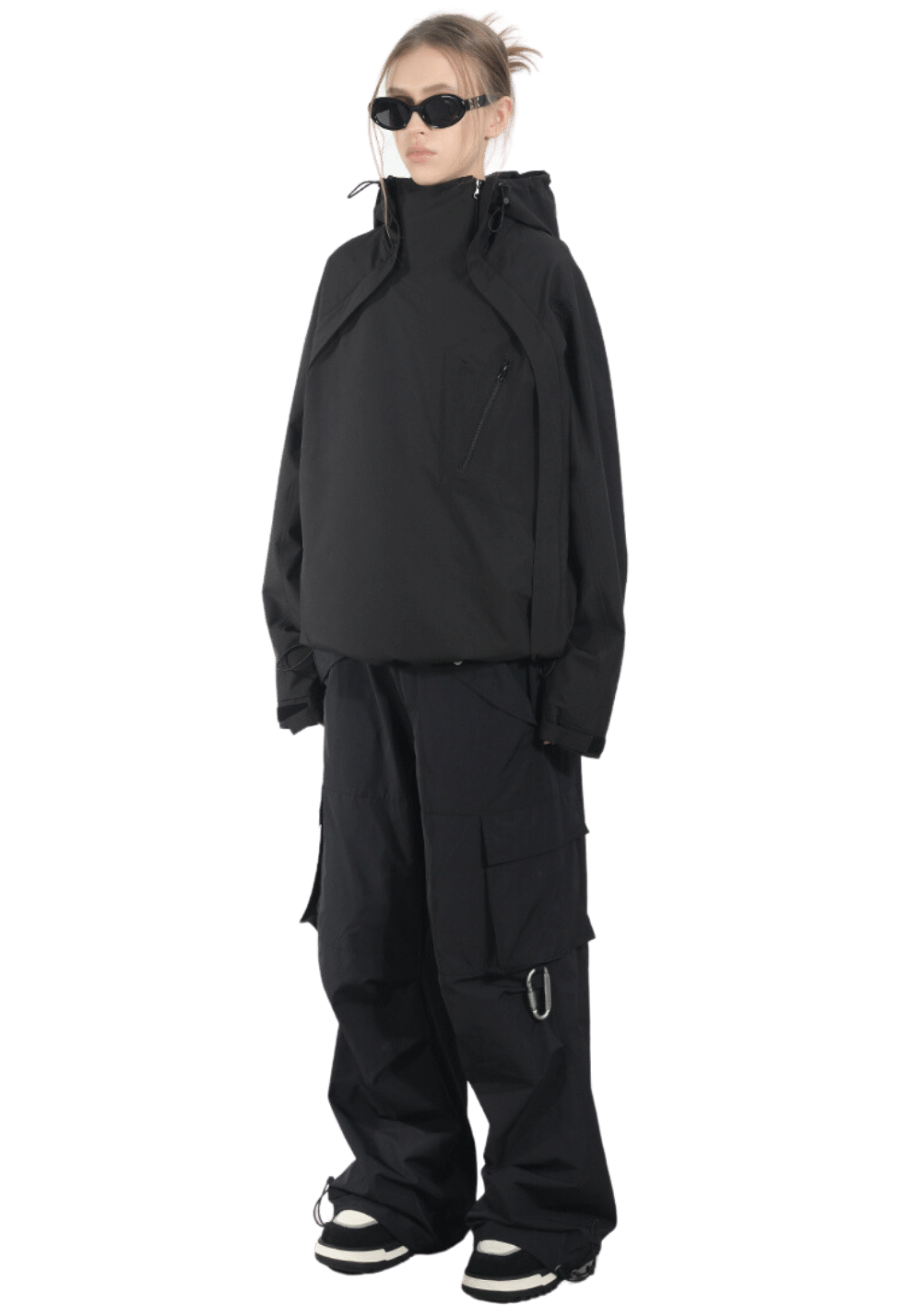 Detachable Hooded Windbreaker - PSYLOS 1, Detachable Hooded Windbreaker, Jacket, HARSH AND CRUEL, PSYLOS 1