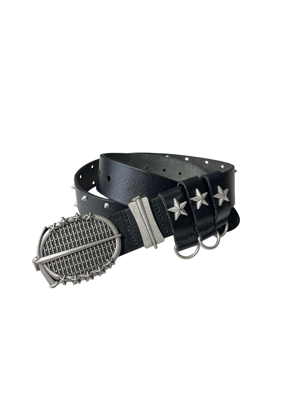 Rockstar Sterling Silver Plated Italian Imported Top-Grain Leather Belt - PSYLOS 1, Rockstar Sterling Silver Plated Italian Imported Top-Grain Leather Belt, Jacket, TecNineGroup, PSYLOS 1