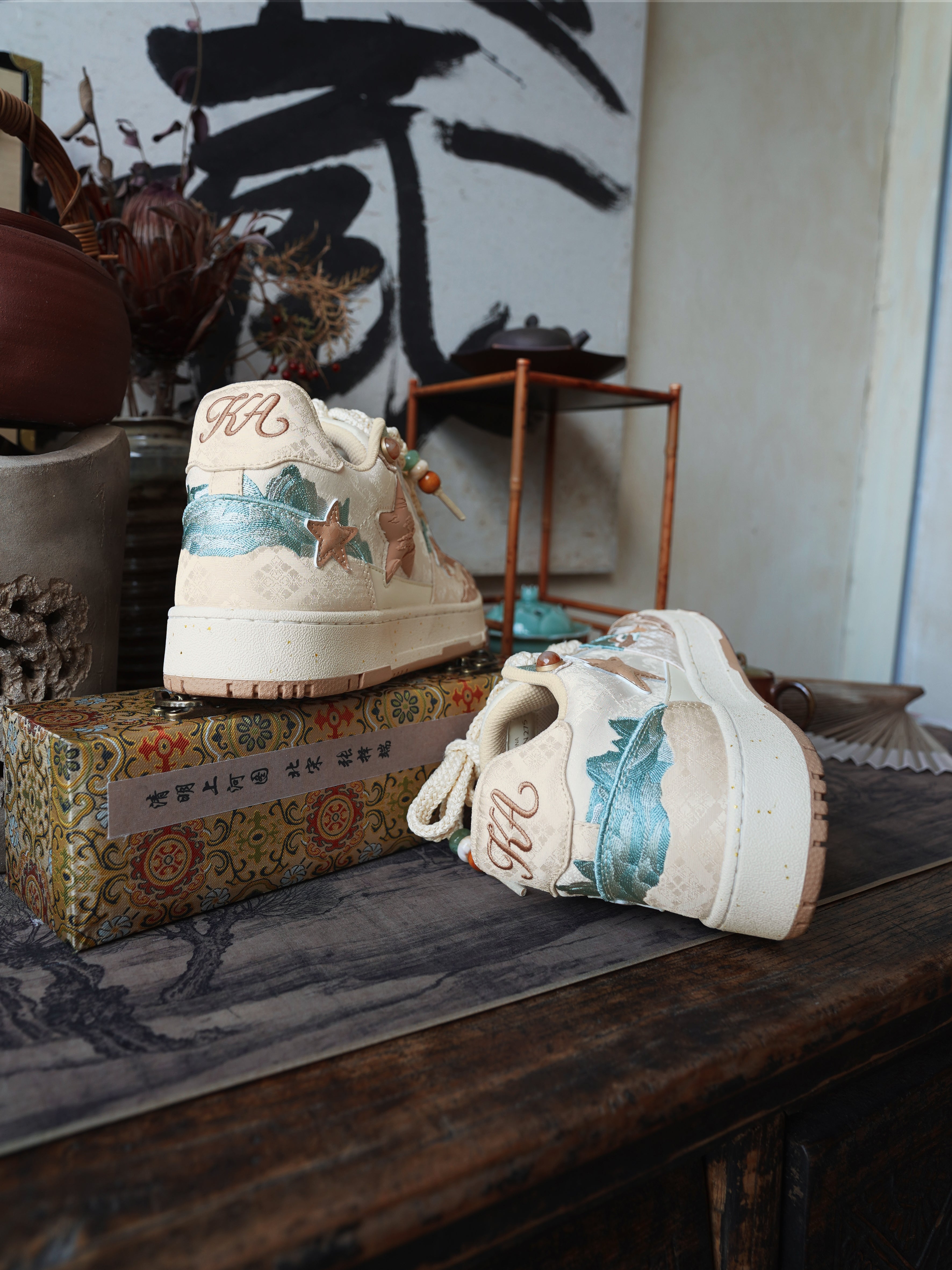 KAALIXTO丨Star Sneakers-Along the River During the Qingming Festival Limited Edition - PSYLOS 1, KAALIXTO丨Star Sneakers-Along the River During the Qingming Festival Limited Edition, Chunky Sneakers, KAALIXTO•JAPAN, PSYLOS 1