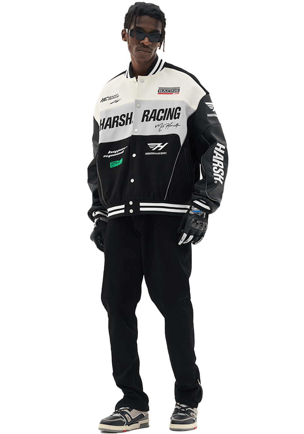 Woolen Racing Baseball Jersey - PSYLOS 1, Woolen Racing Baseball Jersey, Jacket, HARSH AND CRUEL, PSYLOS 1