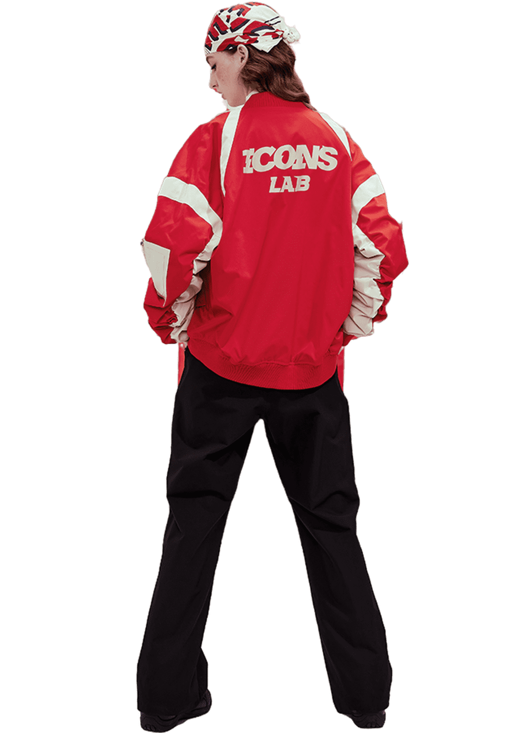 Patchwork Contrast Racing Jacket - PSYLOS 1, Patchwork Contrast Racing Jacket, Jacket, iconslab, PSYLOS 1