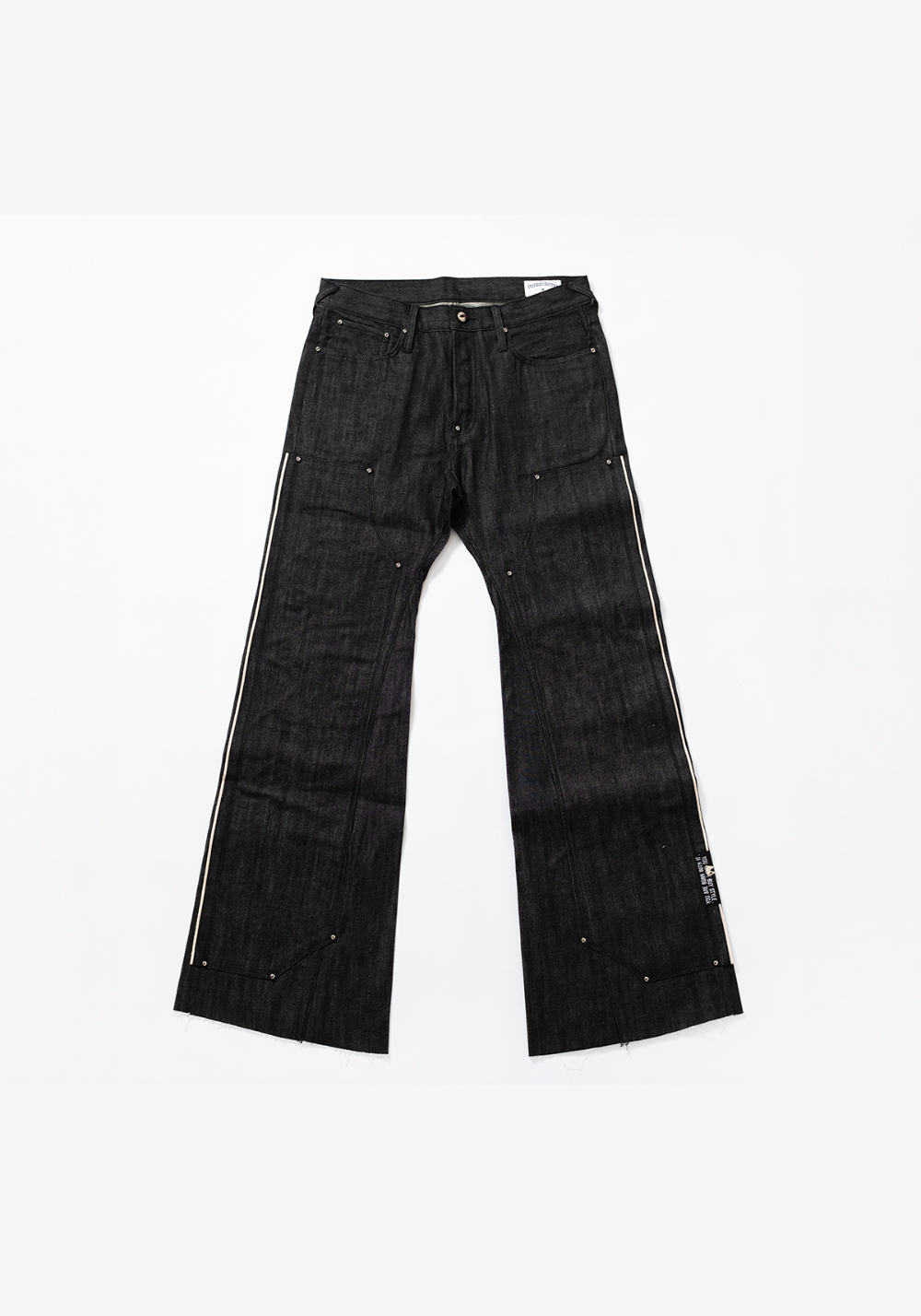 FVVO丨Red Selvedge Embroidered Raw Denim Jeans-White - PSYLOS 1, FVVO丨Red Selvedge Embroidered Raw Denim Jeans-White, Pants, FREE WORLD ORDER, PSYLOS 1