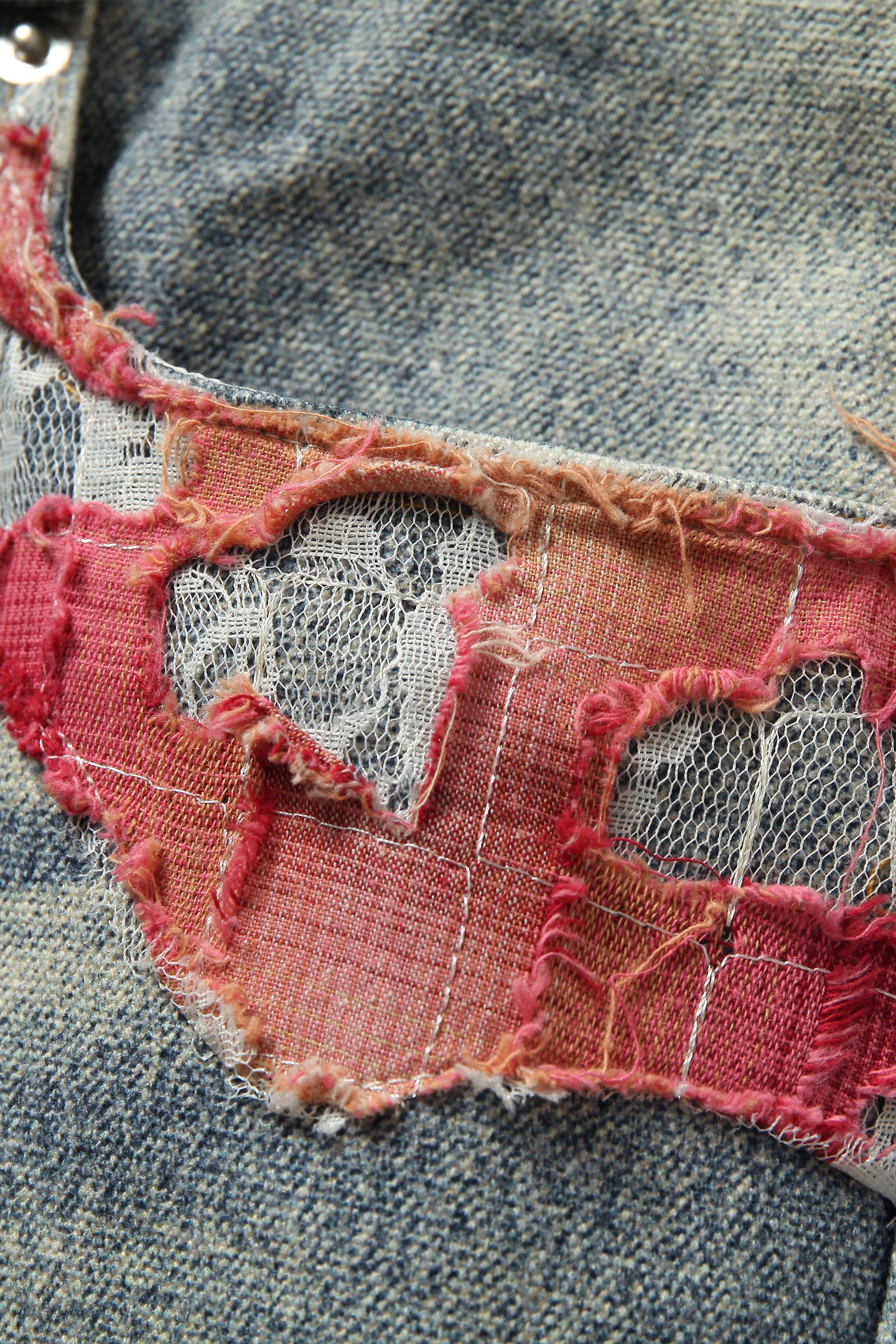 YADcrew | Sunset Cloud Lace Print Jeans - PSYLOS 1, YADcrew | Sunset Cloud Lace Print Jeans, Jeans, YADcrew•JAPAN, PSYLOS 1